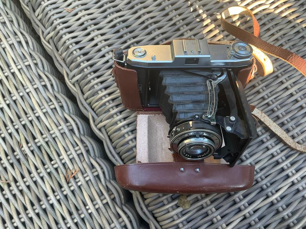 Zeiss Ikon Nettar camera vintage, Audio, Tv en Foto, Fotocamera's Analoog, Ophalen of Verzenden, Gebruikt, Compact, Overige Merken