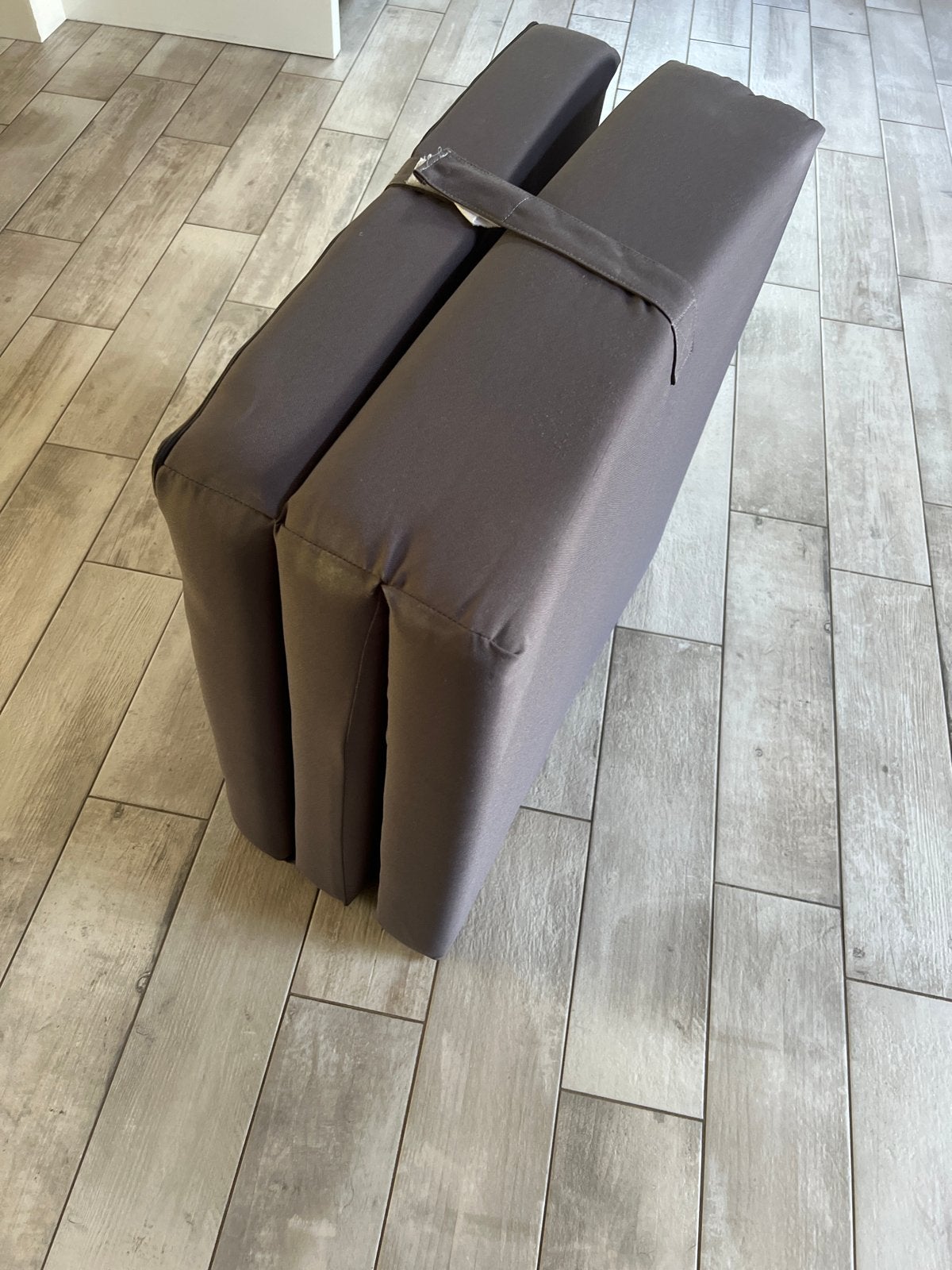 Opvouwbaar logeermatras/vouwmatras - grijs, Ophalen, Gebruikt, 190 cm of minder, Matras