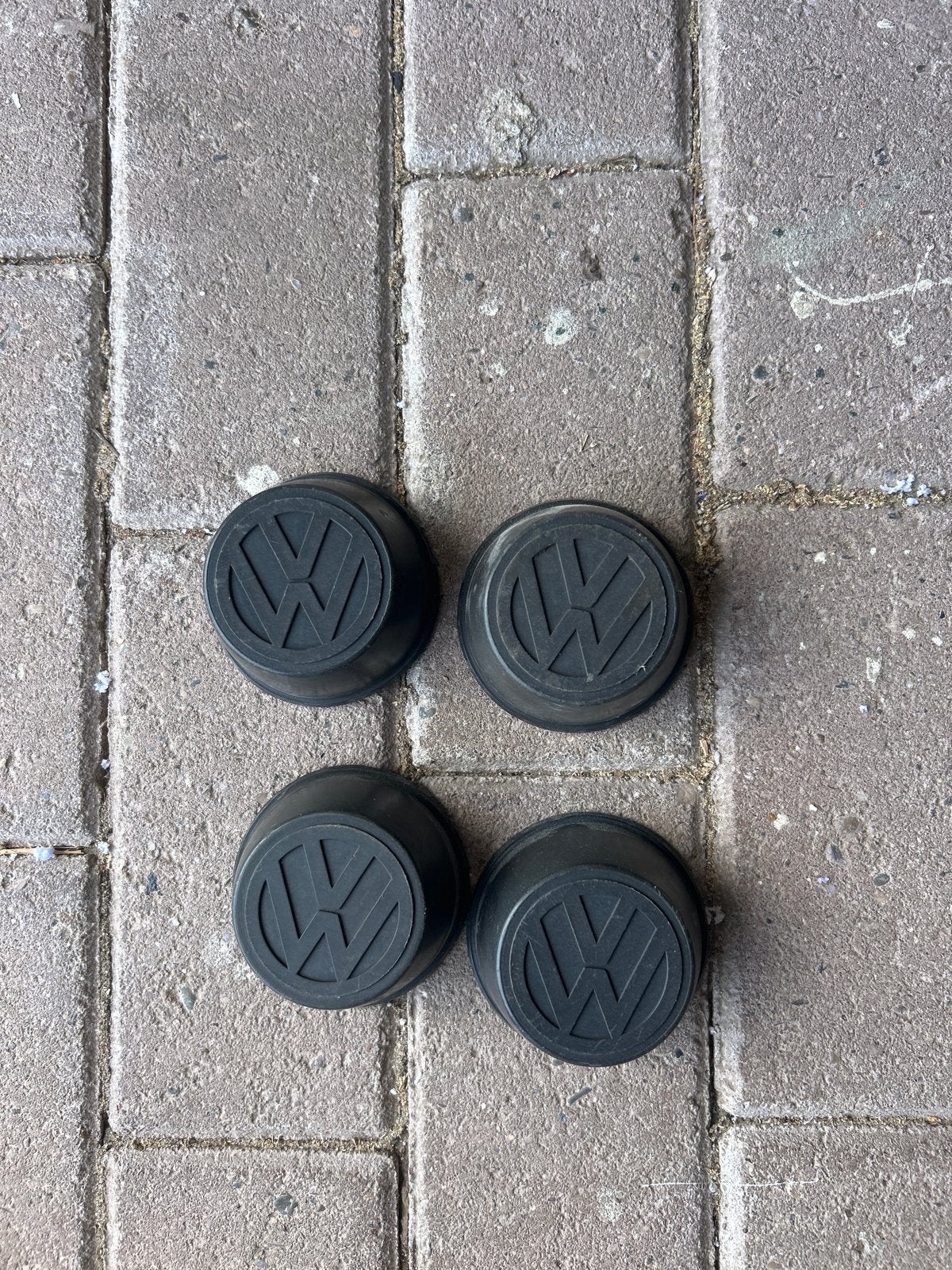 VW naafdoppen voor velgen - Set van 4, Ophalen of Verzenden, Gebruikt