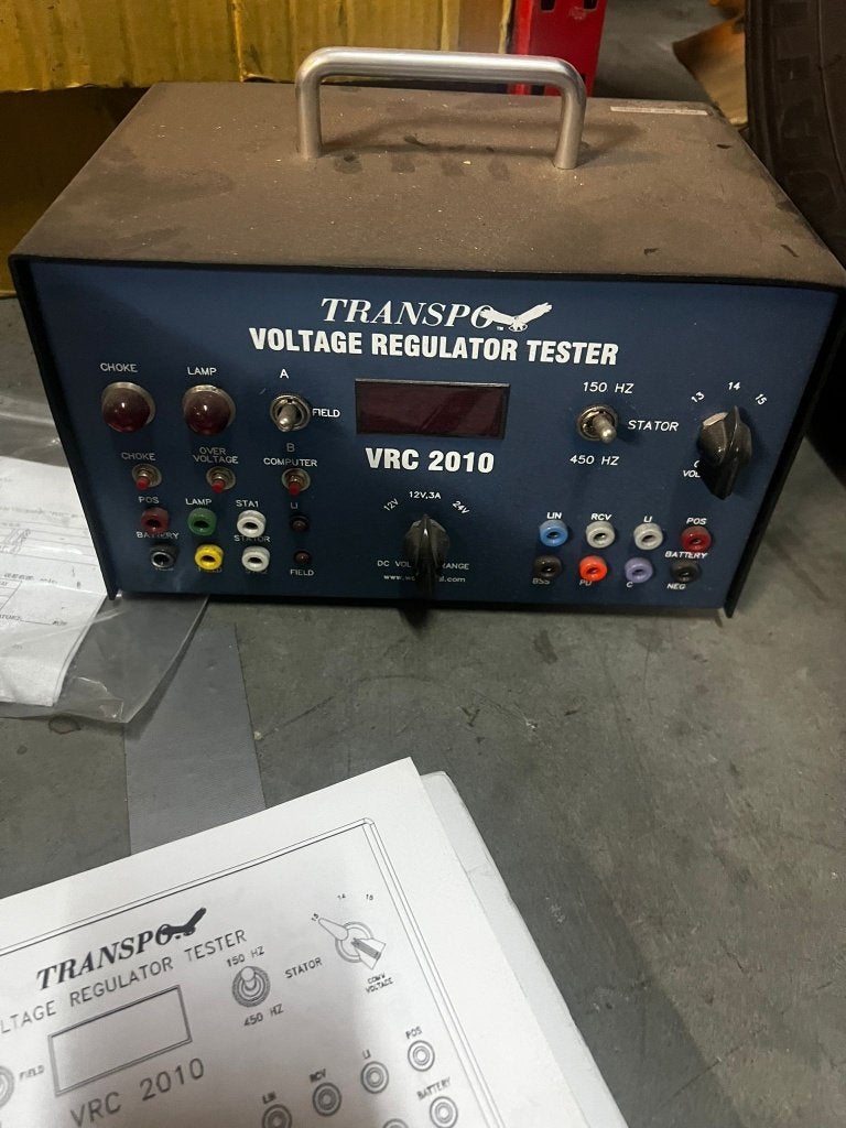 Transpo VRC2010 Spanningsregelaar Tester (12V / 24V), Ophalen, Gebruikt