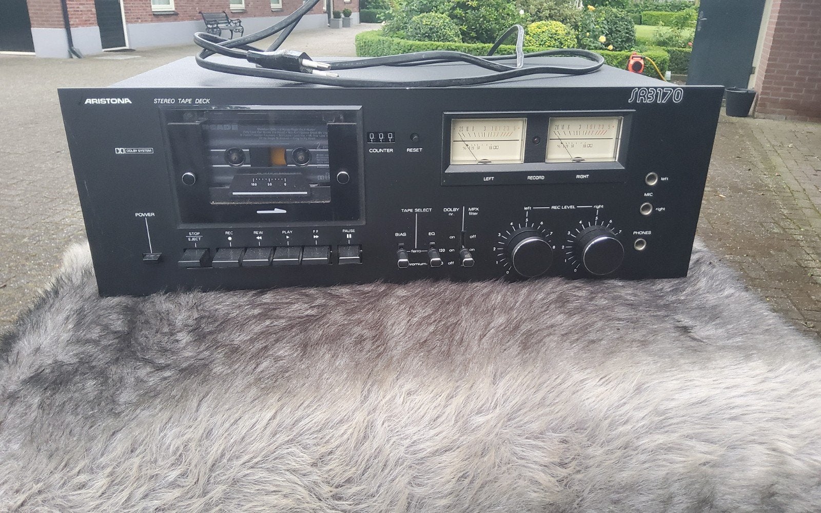 CASSETTEDECK PHILIPS, uit bejaardenwoning,zie foto.s., Ophalen, Zo goed als nieuw, Overige merken