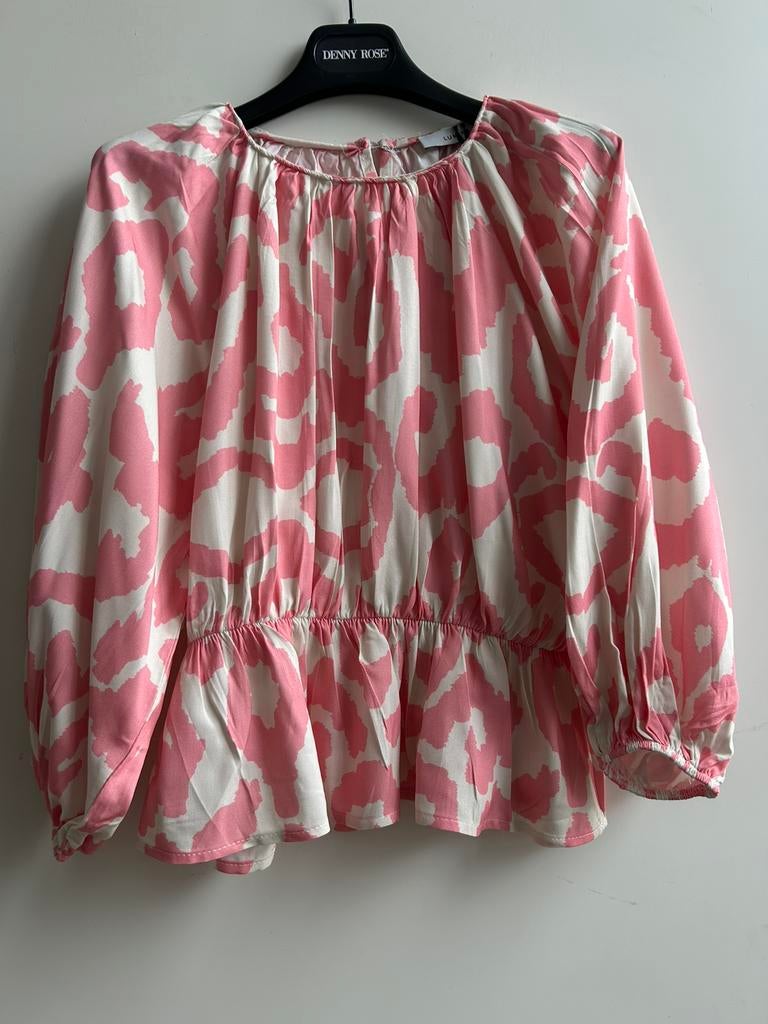 LUMINA top offwhite/roze mt TU, Prato, Italie, -, Verzenden, Nieuw