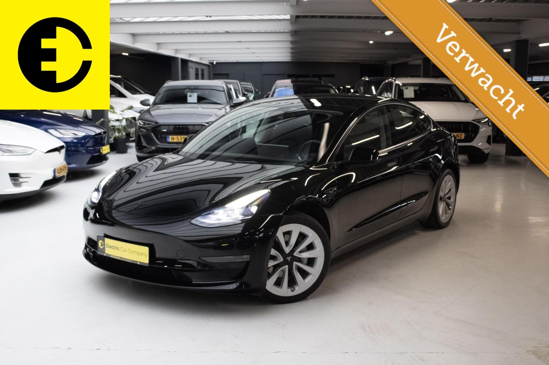 Tesla Model 3 Long Range AWD 75 kWh | Stoelverwarming | Lede, Auto's, Tesla, Automaat, Gebruikt, Zwart, Zwart