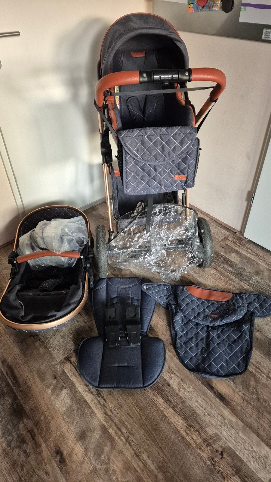 Cangaroo alma navy kinderwagen 3 in 1, Ophalen, Overige merken