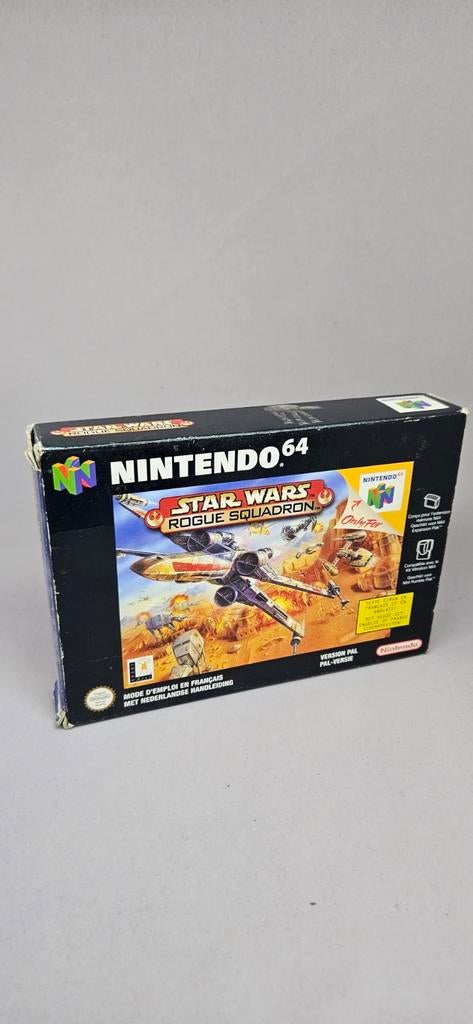 Star Wars Rogue Squadron N64 - PAL-versie, Gebruikt, 1 speler, Racen en Vliegen, Ophalen of Verzenden