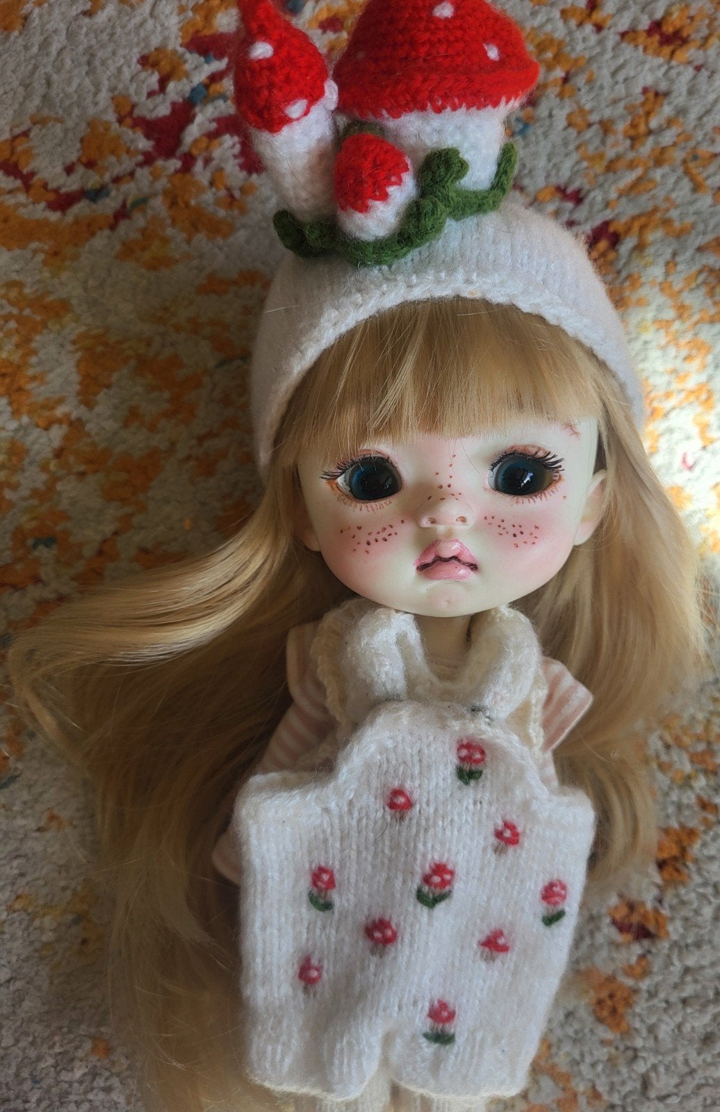 bjd big head, blythe, pullip, 2 dlg handgemaakte kleding set, Ophalen of Verzenden, Zo goed als nieuw, Kleertjes
