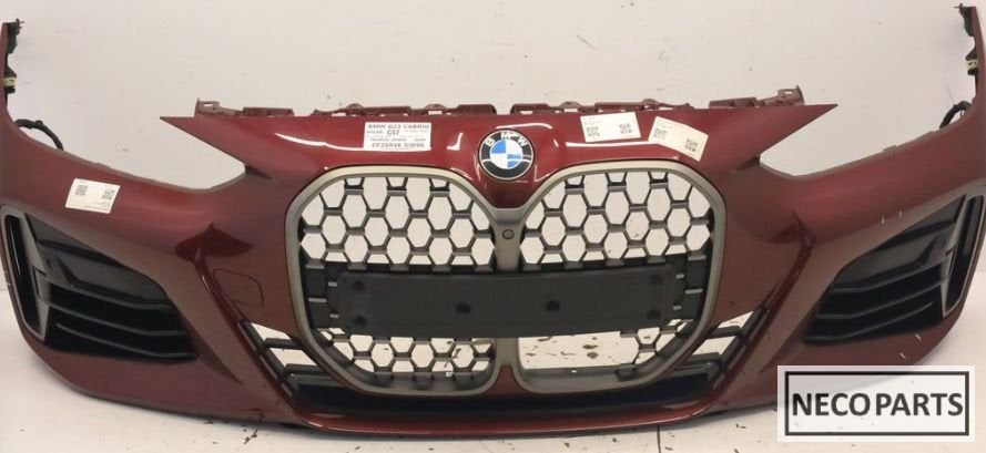 BMW 4 G22 G23 G24 G26 M VOORBUMPER ORIGINEEL ALLES LEVERBAAR, Gebruikt, -, Voor, -