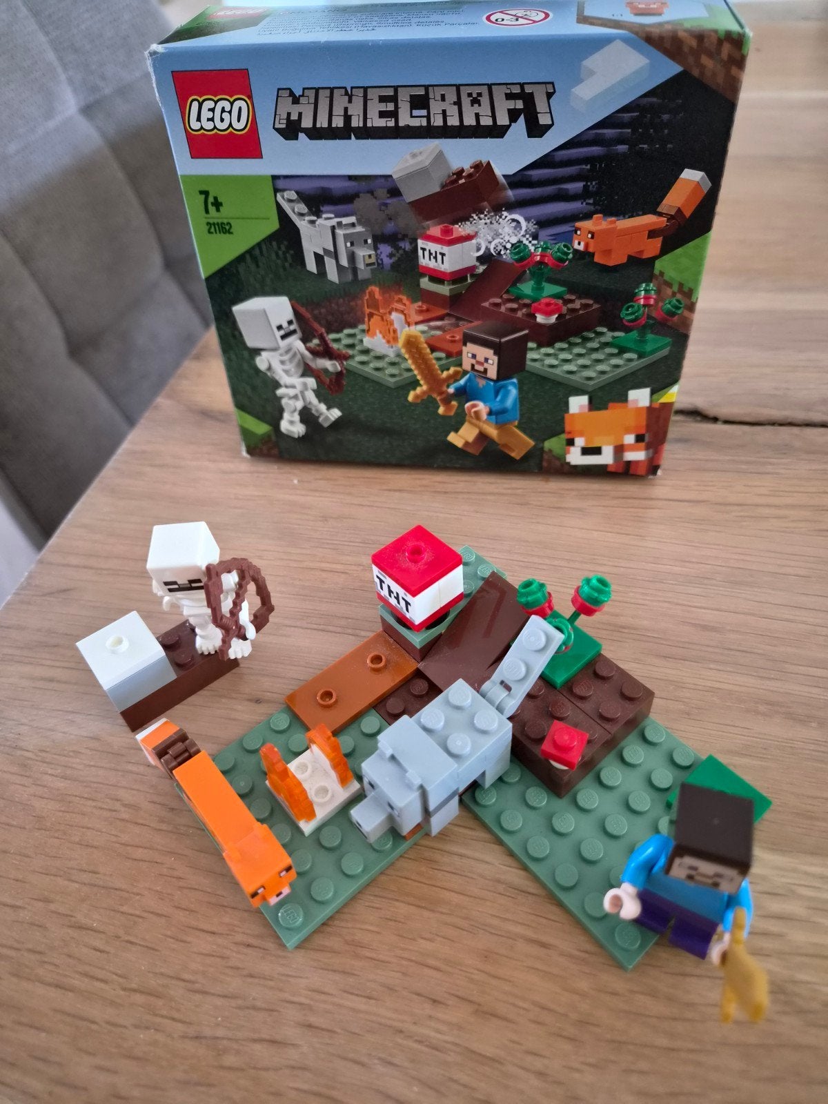 Lego Minecraft 21162 Het Taiga Avontuur Complete Set, Minecraft, Lego, Ophalen of Verzenden, Zo goed als nieuw