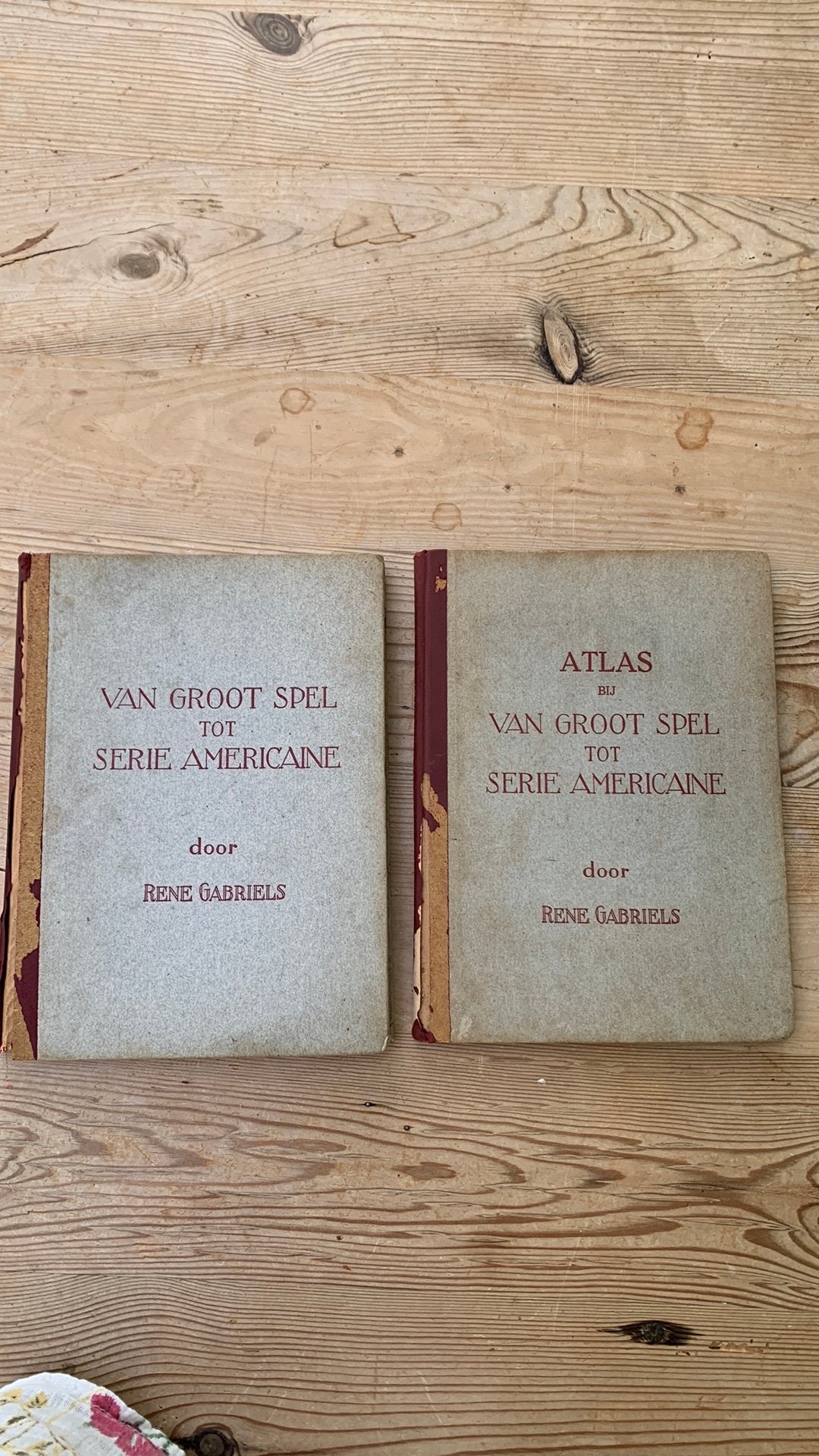 Tweedelige set; Van groot spel tot serie Americaine., Ophalen of Verzenden