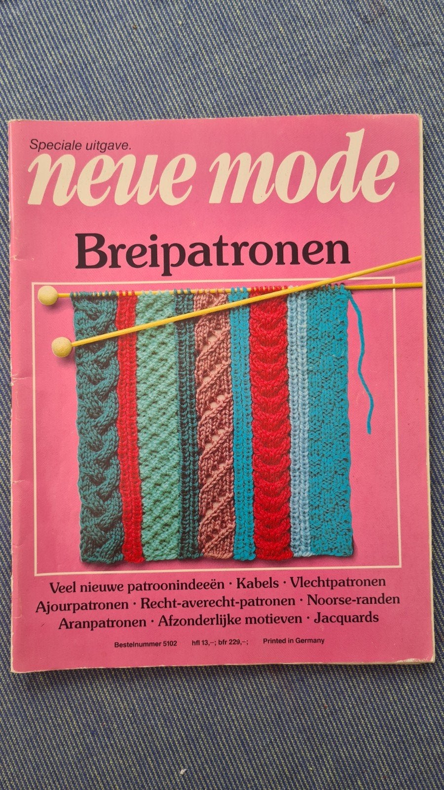 Breien tijdschrift Breipatronen Boek: Neue Mode, Hobby en Vrije tijd, Ophalen of Verzenden, Breien, Patroon of Boek