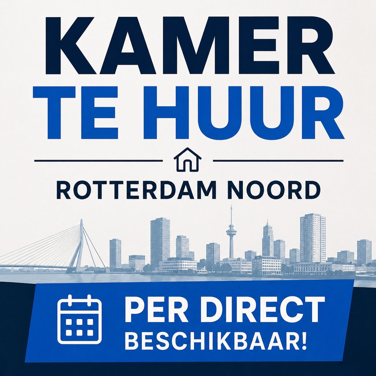 Te huur kamer in rotterdam noord per direct, Huizen en Kamers, Kamers te huur, Rotterdam