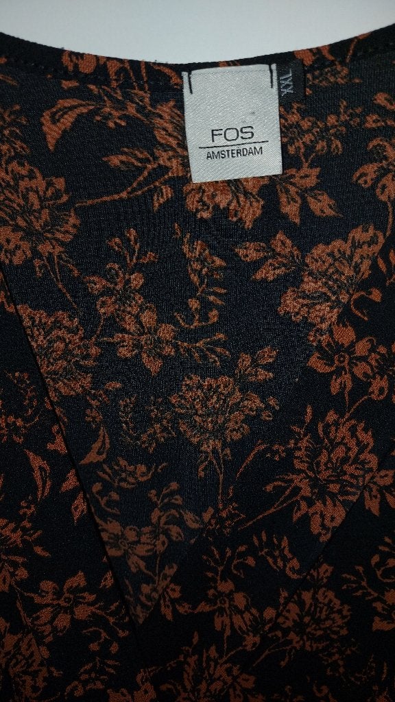 ENJOY mt XL roestkl vest + FOS zwarte jurk+roestkl bloemen, Kleding | Dames, Ophalen of Verzenden, Nieuw, Maat 42/44 (L)