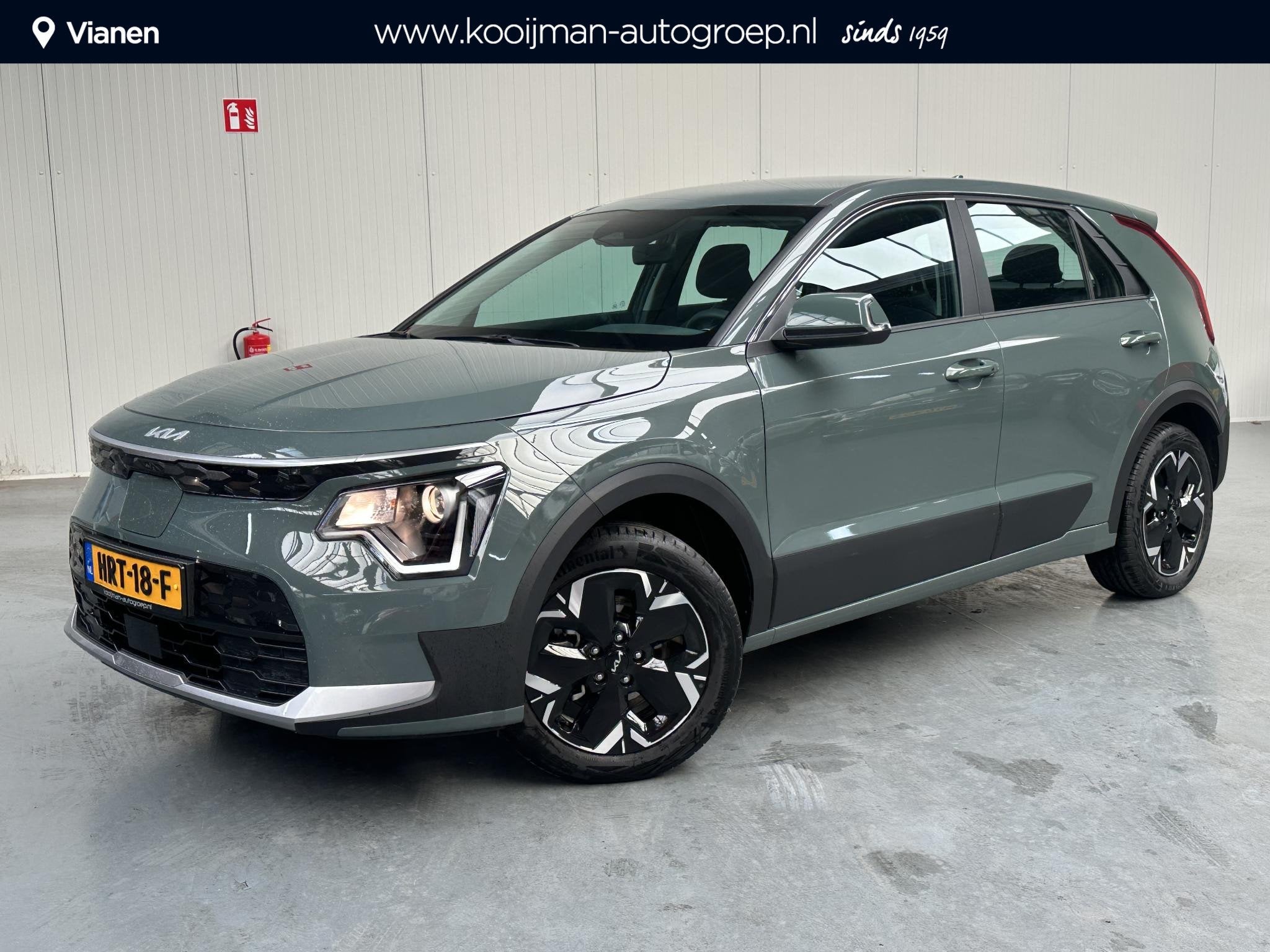 Kia Niro EV Light 64.8 kWh, Stof, Gebruikt, 750 kg, 1657 kg