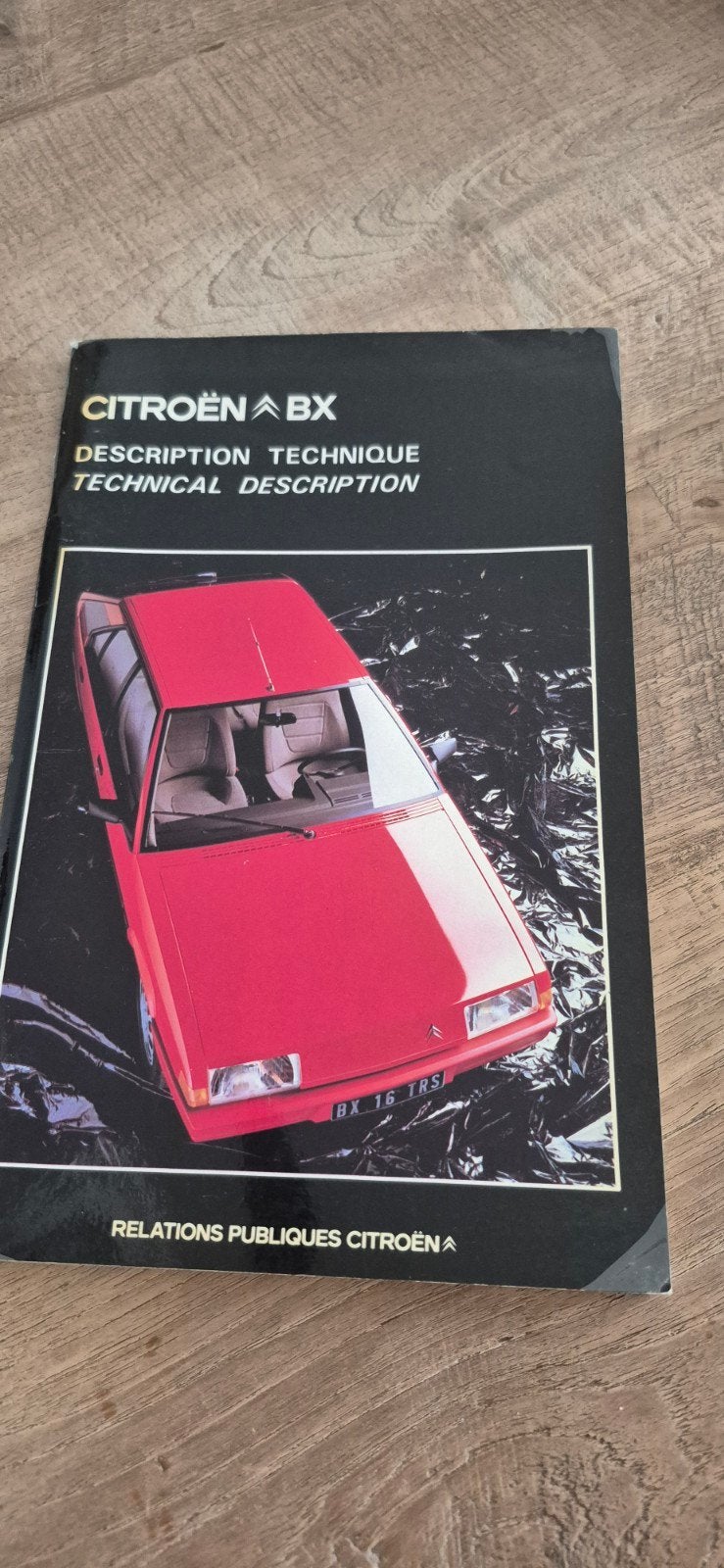 Citroën BX Technische Beschrijving - Augustus 1982, Auto diversen, Handleidingen en Instructieboekjes, Ophalen of Verzenden