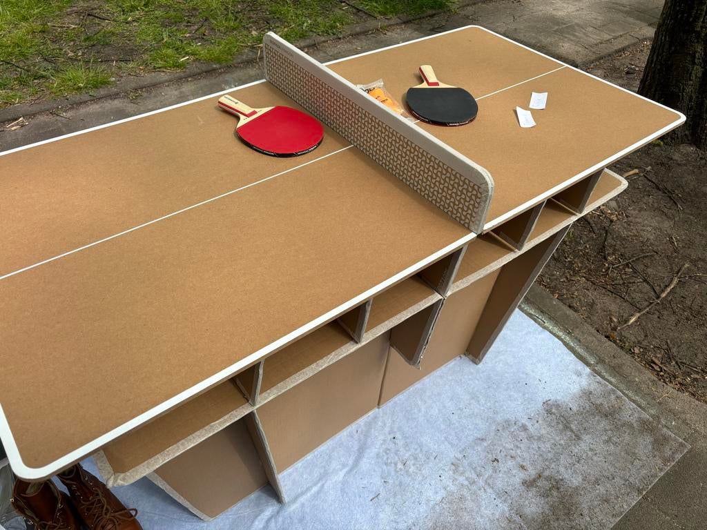 Decathlon Pongori Tafeltennistafel met accessoires, Ophalen of Verzenden, Zo goed als nieuw, Tafel Indoor