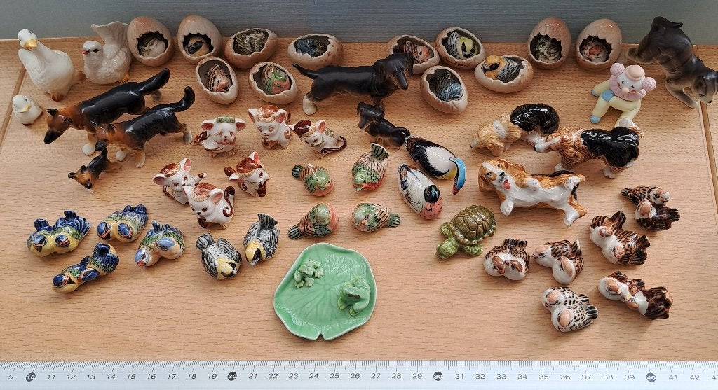 GEGLAZUURDE MINI BEELDJES - DIVERSE SOORTEN, Ophalen of Verzenden, Nieuw, Dier