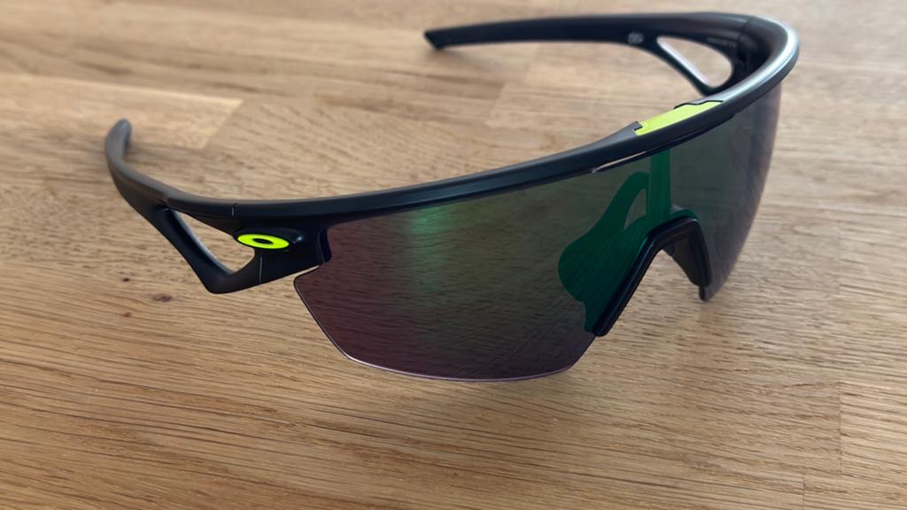 Oakley Sphaera Bril - Matte Black Ink/Prizm Road Jade, Zwart, Ophalen of Verzenden, Zo goed als nieuw, Oakley