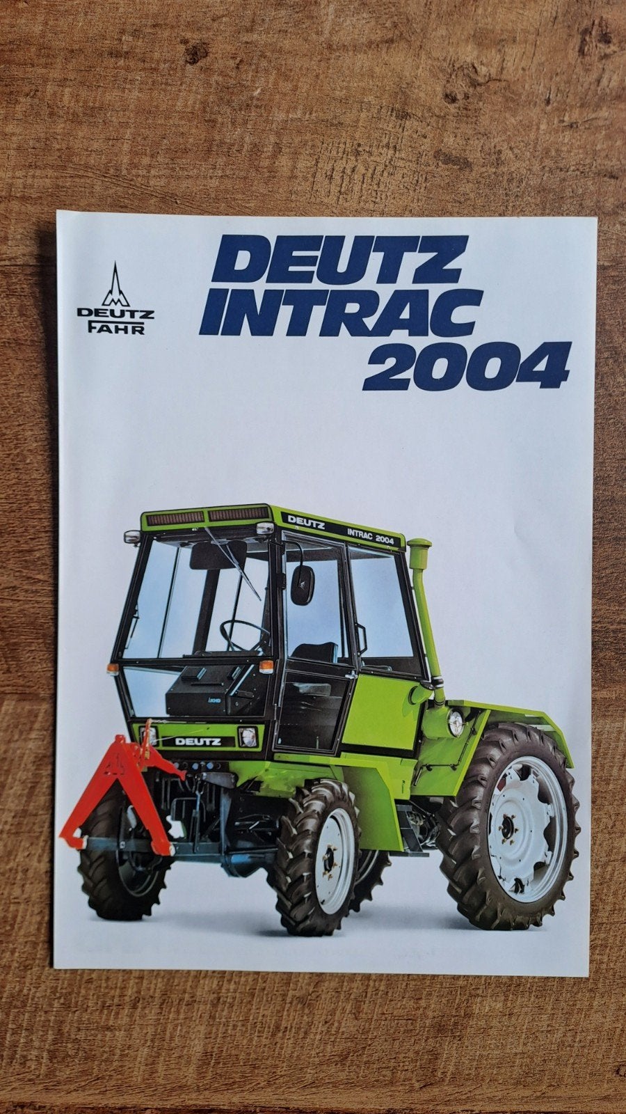 folder DEUTZ INTRAC 2004 tractor  trekker, Boeken, Ophalen of Verzenden, Zo goed als nieuw, Folder