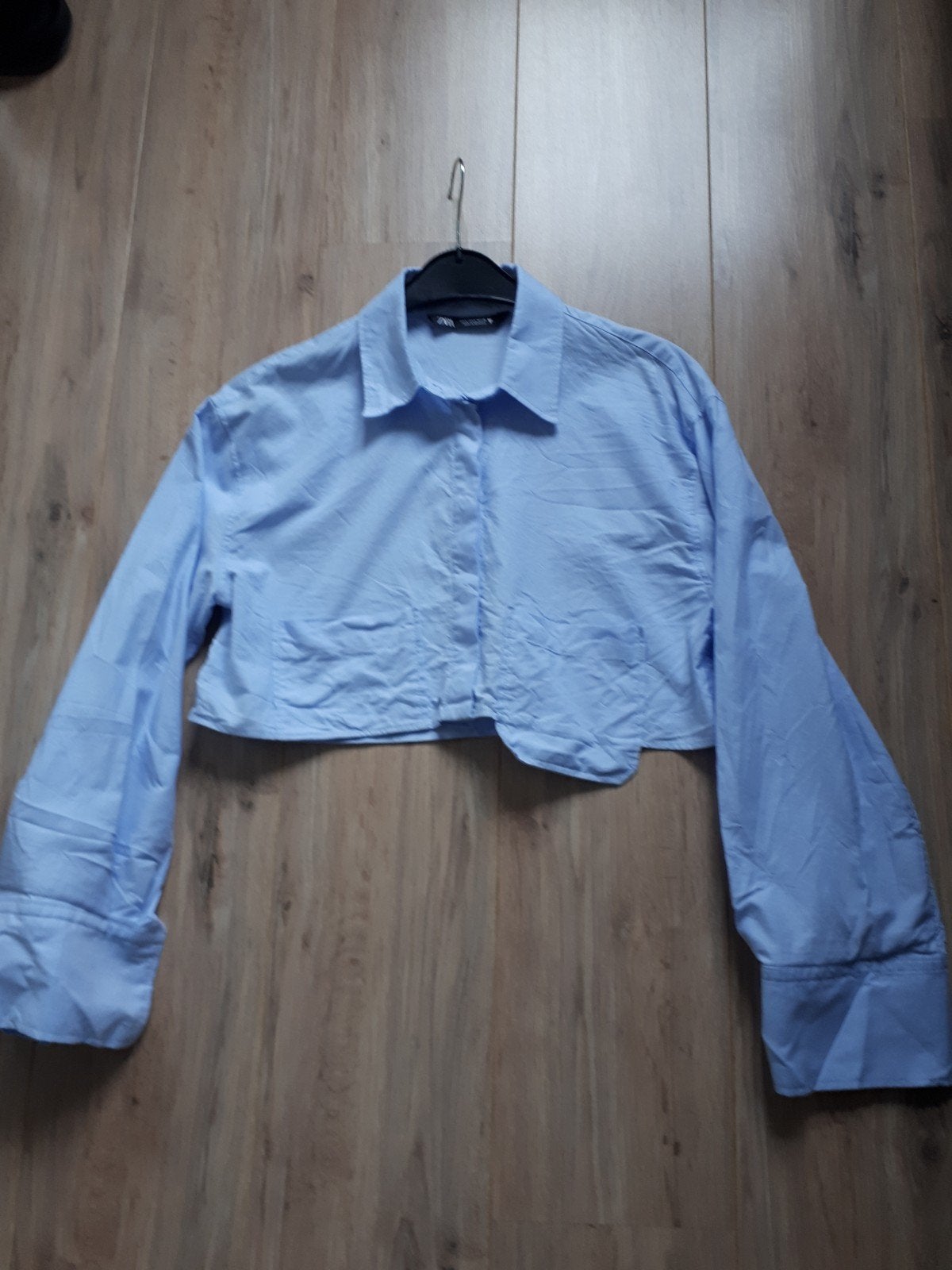 Zara blouse maat S licht blauw, Blauw, Zara, Ophalen of Verzenden, Zo goed als nieuw