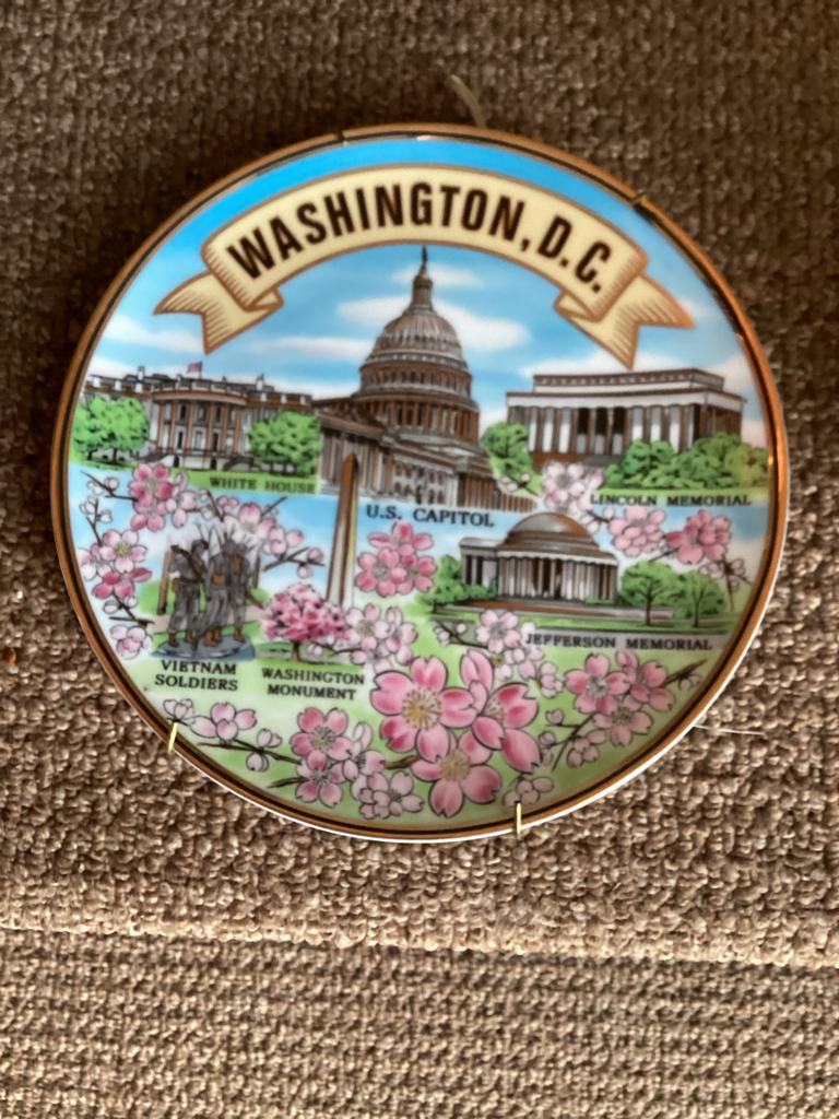 Decoratief Wandbord Washington D.C. Souvenir, Ophalen of Verzenden, Nieuw, Wandbord of Wandpaneel