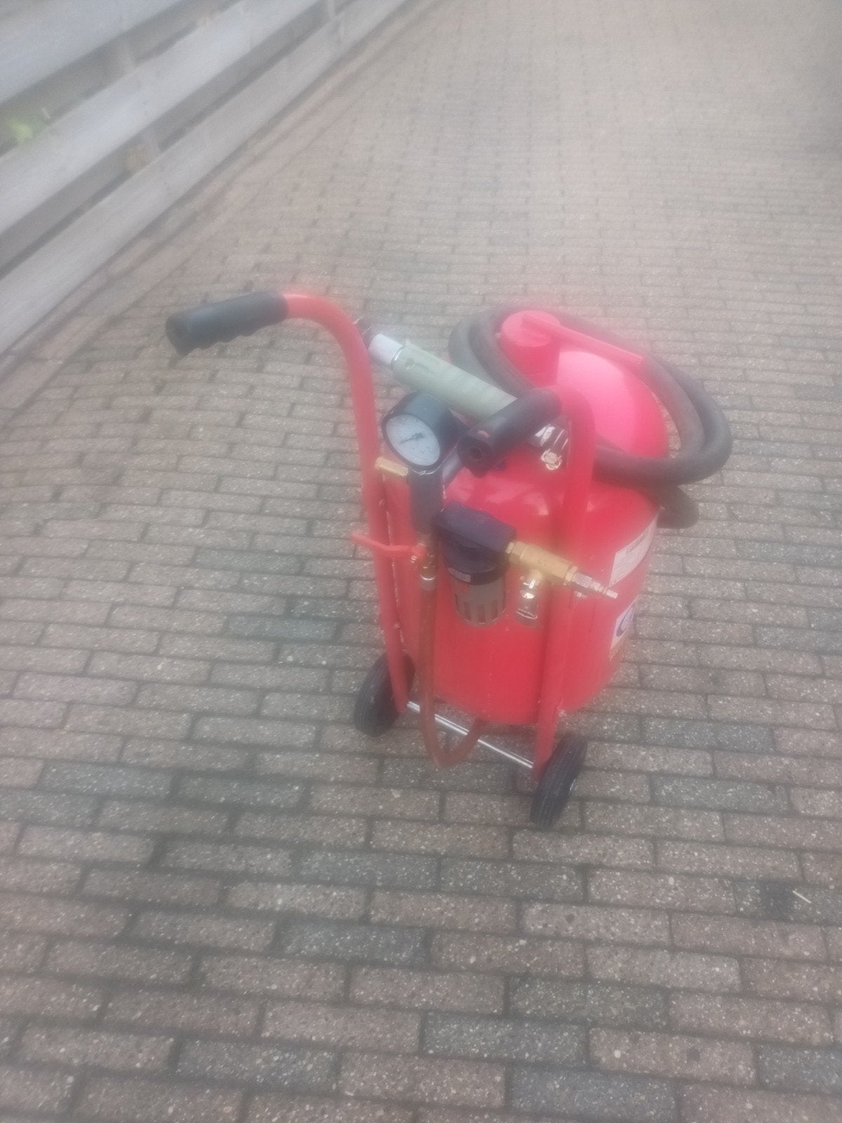 straalketel, 100 liter of meer, Ophalen, Gebruikt
