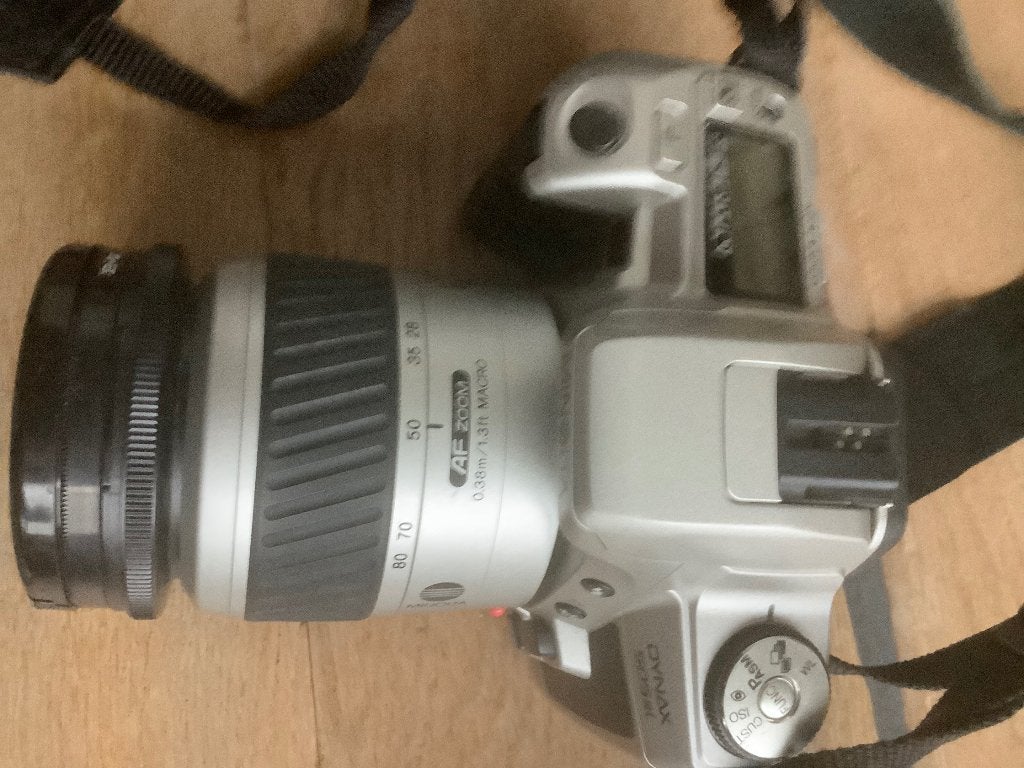 Minolta Dynax 505si + Telelens – Prachtige analoge set!, Audio, Tv en Foto, Ophalen of Verzenden, Gebruikt, Spiegelreflex, Minolta