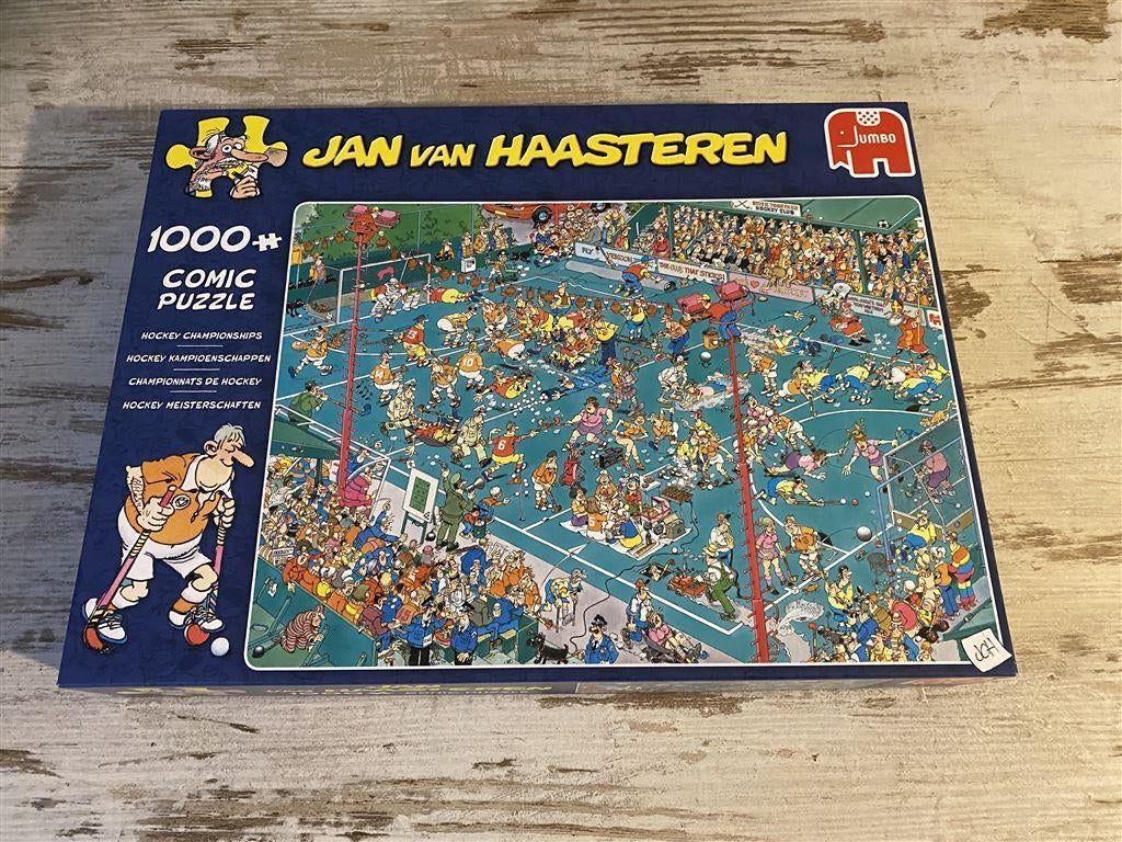 Jan van haasteren - hockey kampioenschappen 1000 stuks [s170, Hobby en Vrije tijd, Denksport en Puzzels, Verzenden, 500 t/m 1500 stukjes