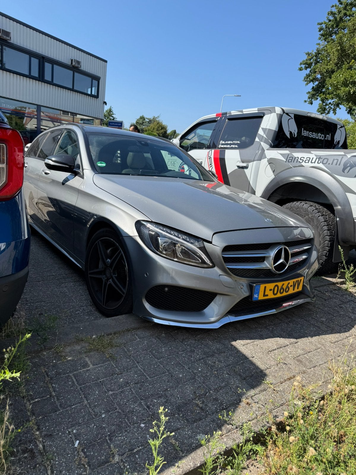 Mercedes-Benz C-Klasse C200 d 136pk AUT. PANO. 2015 Grijs, Auto's, Automaat, 4 cilinders, Stationwagon, Diesel