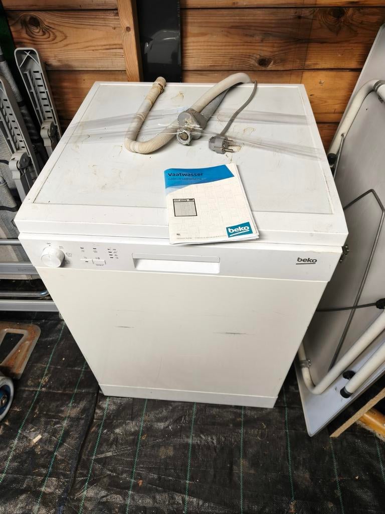 Beko Vaatwasser - Betrouwbaar en Efficiënt, Witgoed en Apparatuur, Vaatwasmachines, Ophalen, Gebruikt, 60 cm of meer, Vrijstaand