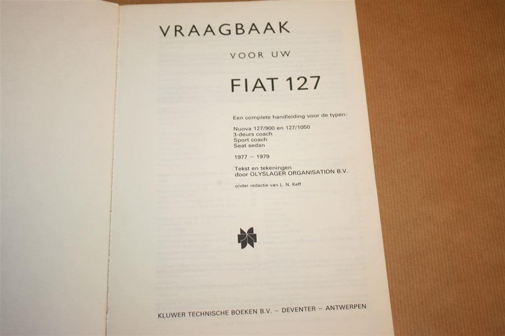 Vraagbaak Fiat 127 Nuova — Technische Handleiding 1977-1979, Ophalen of Verzenden