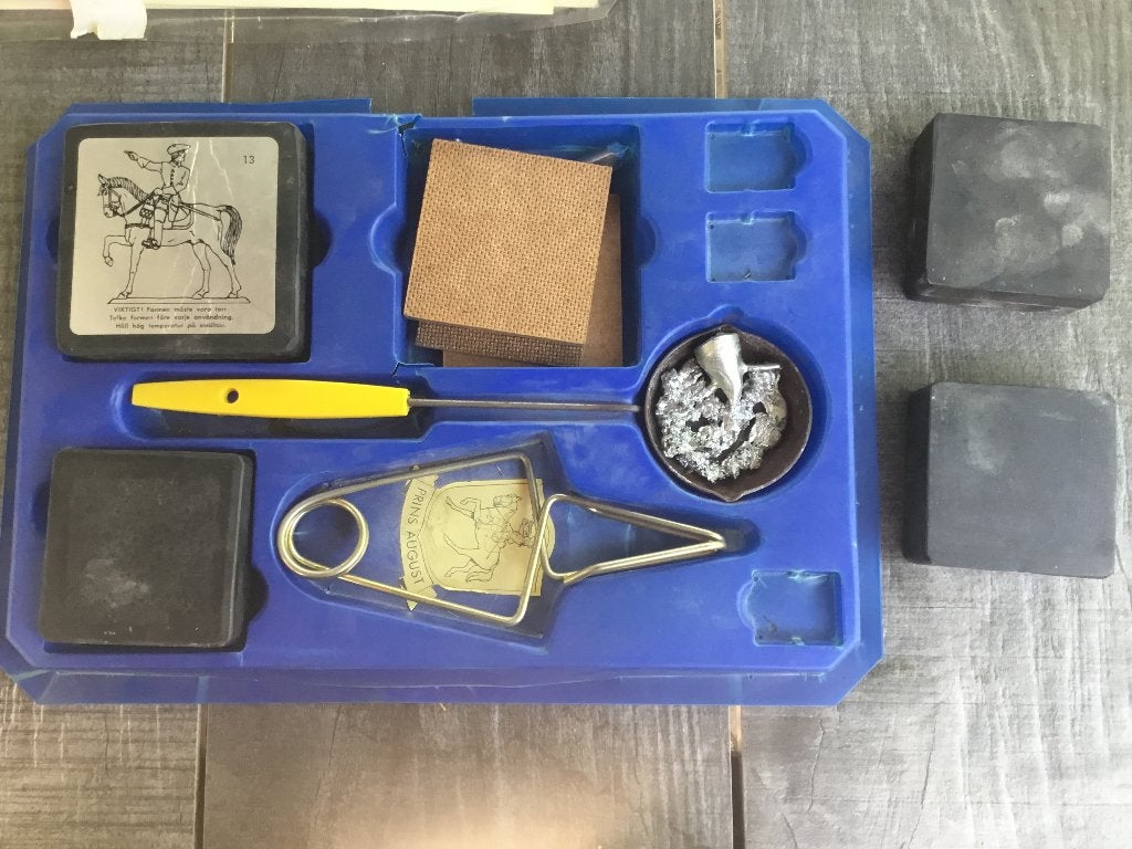 Tin giet set, Ophalen of Verzenden, Gebruikt