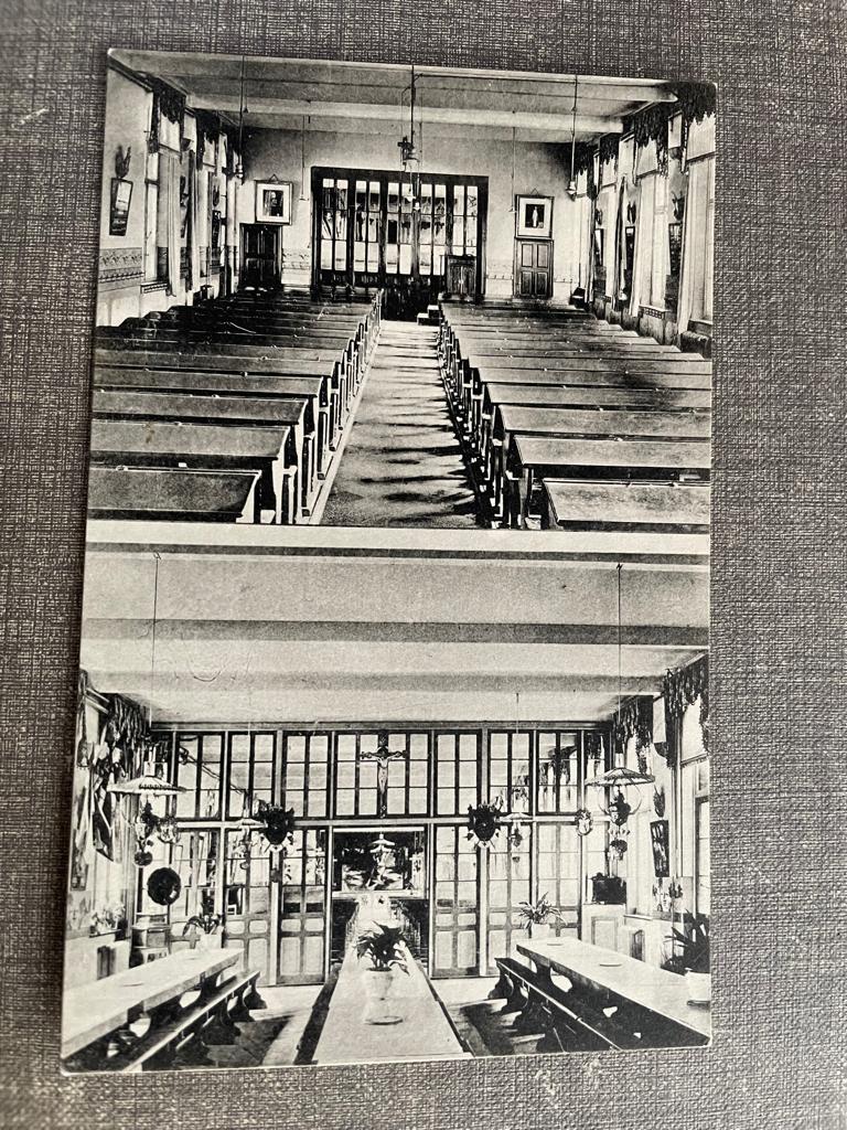 ansichtkaart / duo kaart v Eindhoven , Pensionaat Eikenburg., Verzenden, 1920 tot 1940, Noord-Brabant