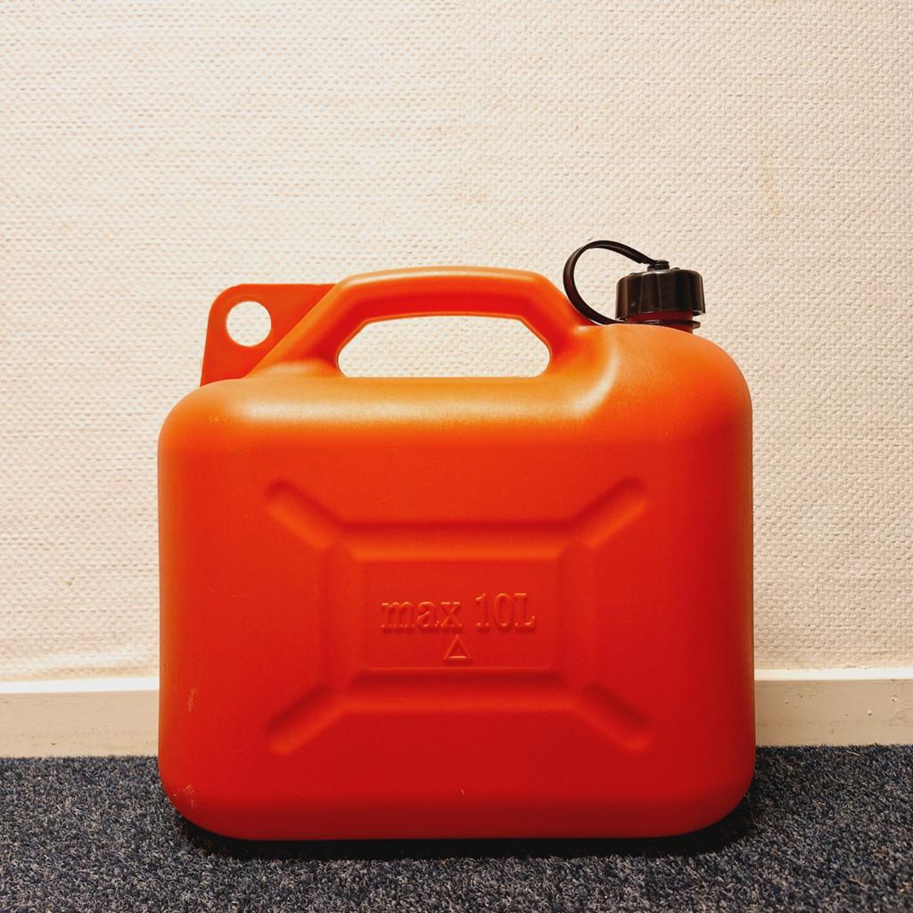 Jerrycan | 10L | Benzine | Rood, Ophalen of Verzenden, ., ., .