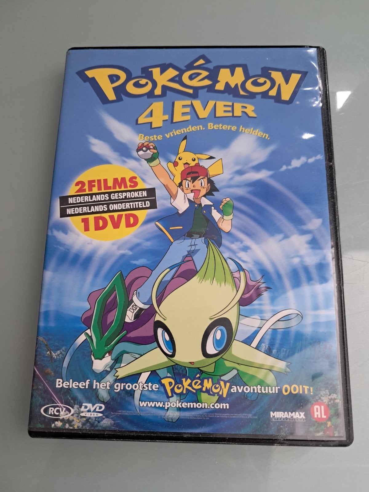 Pokémon 4Ever DVD - Avontuur met Pikachu en vrienden, Cd's en Dvd's, Gebruikt, Animatie, Nederlands, Ophalen of Verzenden