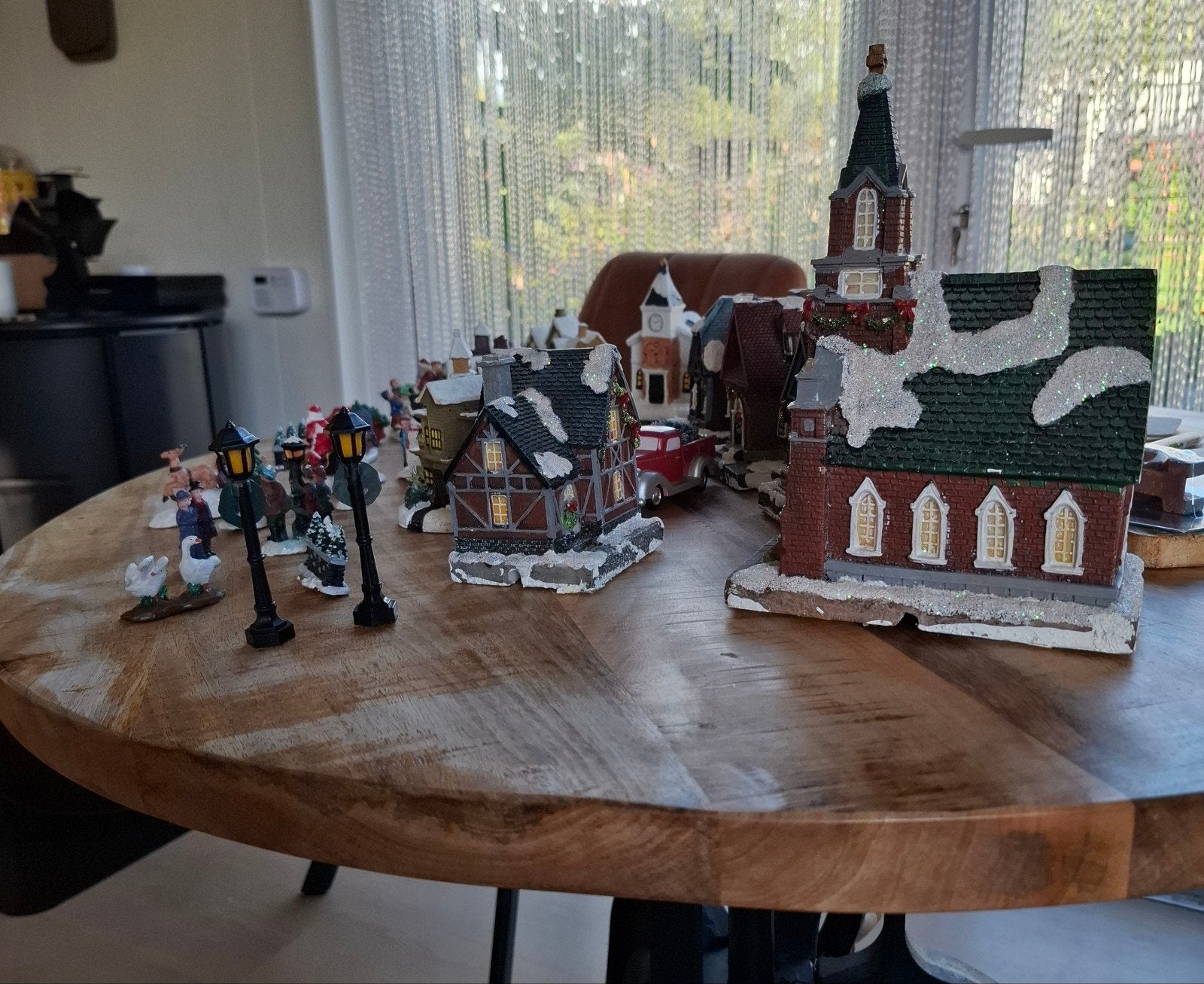 kerst tafereel, Ophalen