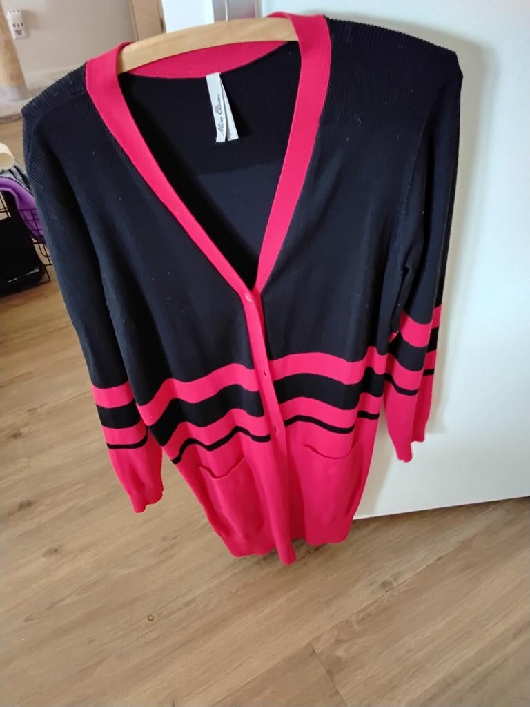 Damesvest maat l merk miss etam kleur rood/ blauw, Maat 38/40 (M), Blauw, Ophalen of Verzenden, Zo goed als nieuw