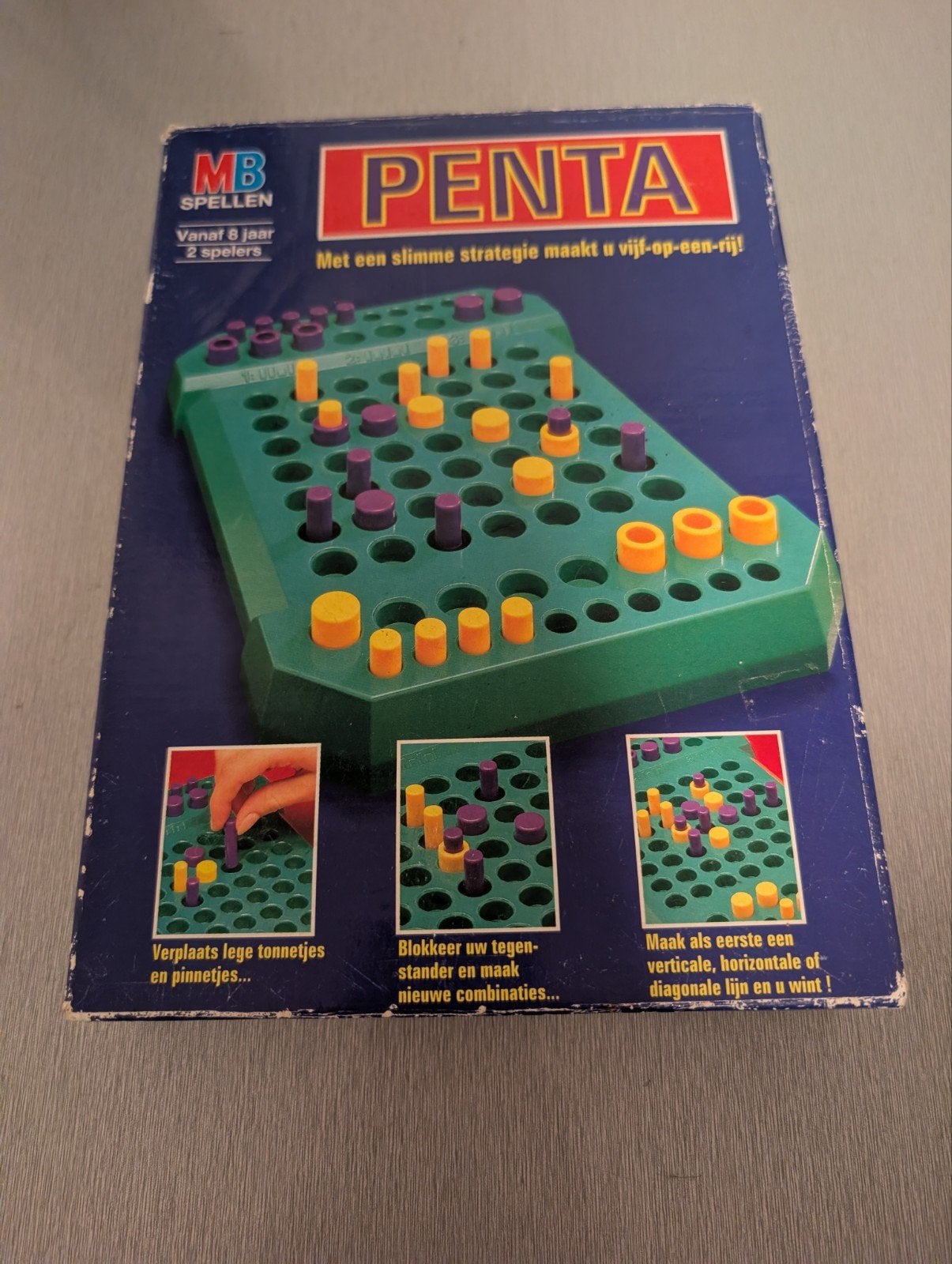 MB Spellen Penta - Strategisch bordspel voor 2 spelers, Een of twee spelers, Ophalen of Verzenden, Gebruikt, MB Spellen