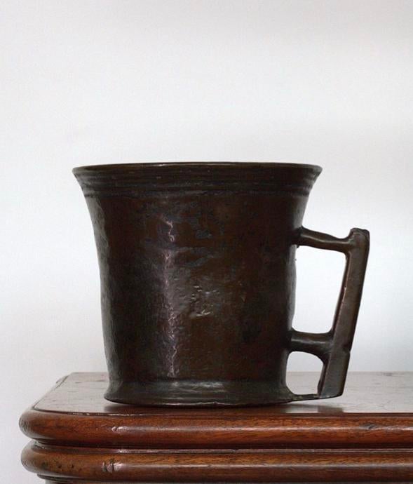 Gotische bronzen vijzel, 15e/16e eeuw, Antiek en Kunst, Antiek | Overige Antiek, Ophalen of Verzenden