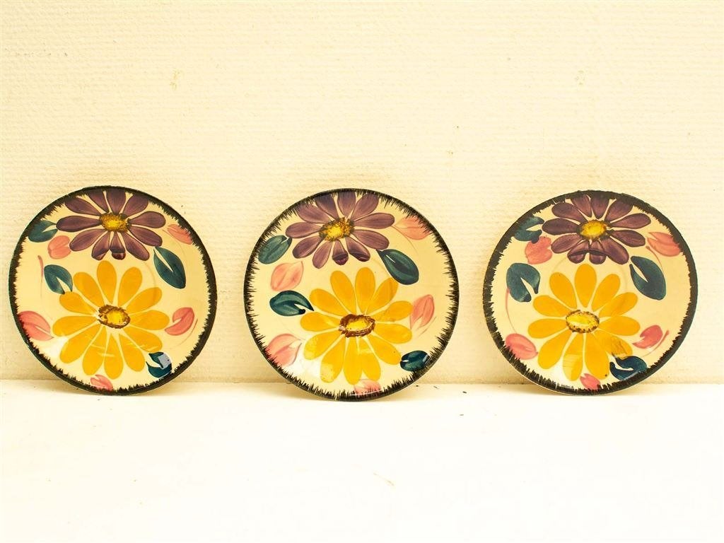 3 Boch belgiqeu schoteltjes 32624, Huis en Inrichting, Keuken | Servies, Gebruikt, Ophalen of Verzenden, Bord(en), Wedgwood