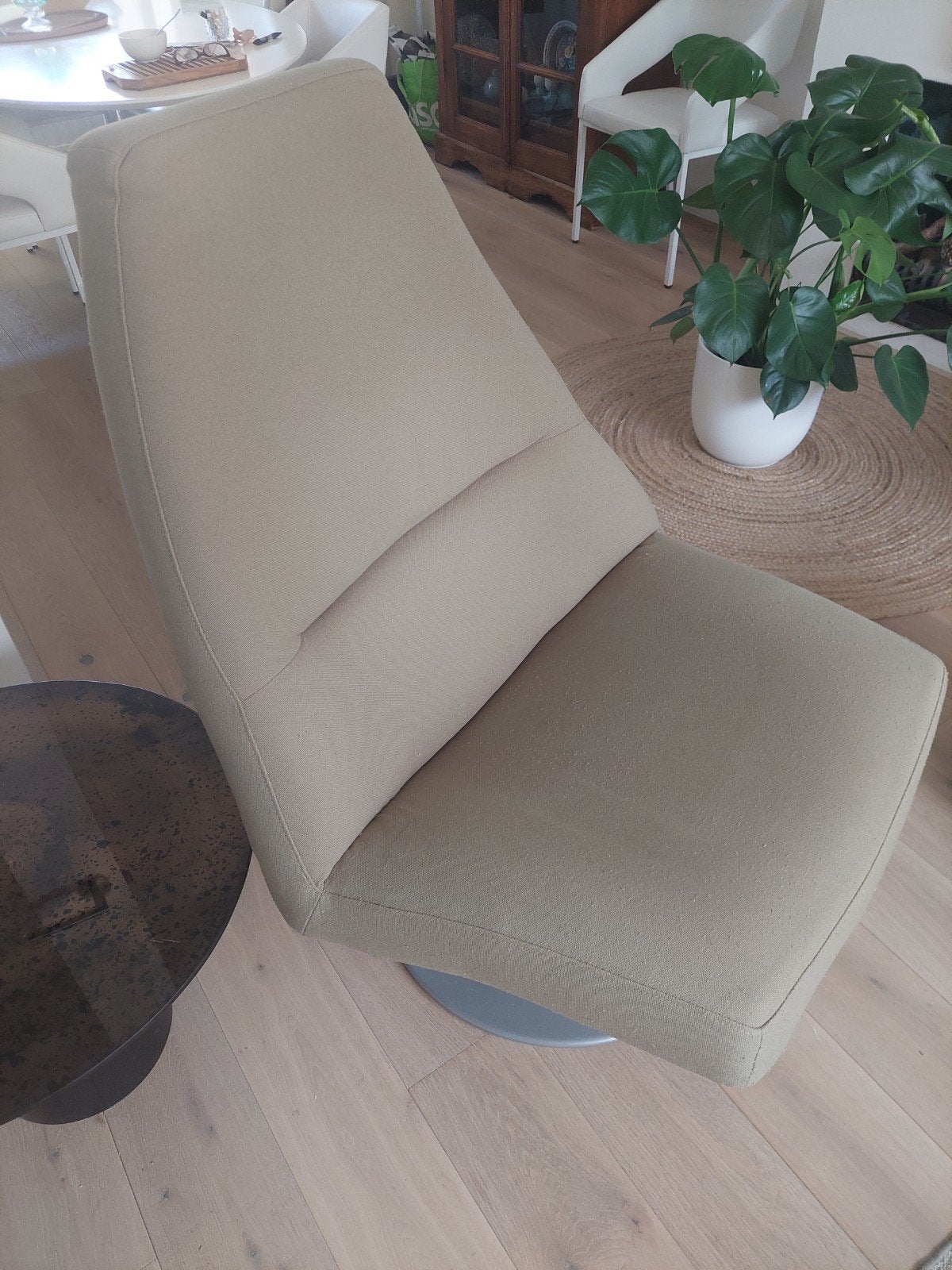 fauteuil  gekocht bij Goosens, Ophalen, Minder dan 75 cm, Zo goed als nieuw, Metaal