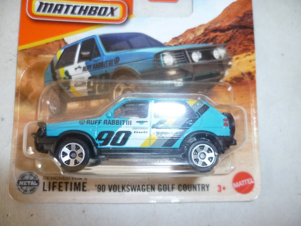 Matchbox Volkswagen Golf Country '90 in blister modelauto, Ophalen of Verzenden, Nieuw, Auto