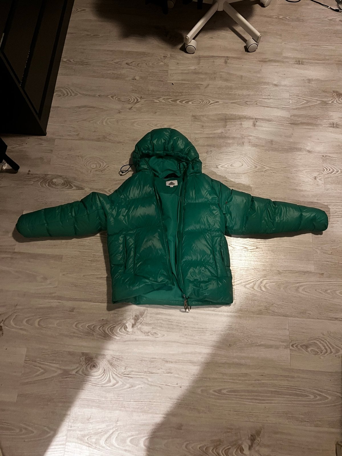Pyrenex Vintage Groene Puffer Jas Maat 14, Ophalen of Verzenden, Zo goed als nieuw, Maat 34 (XS) of kleiner, Groen