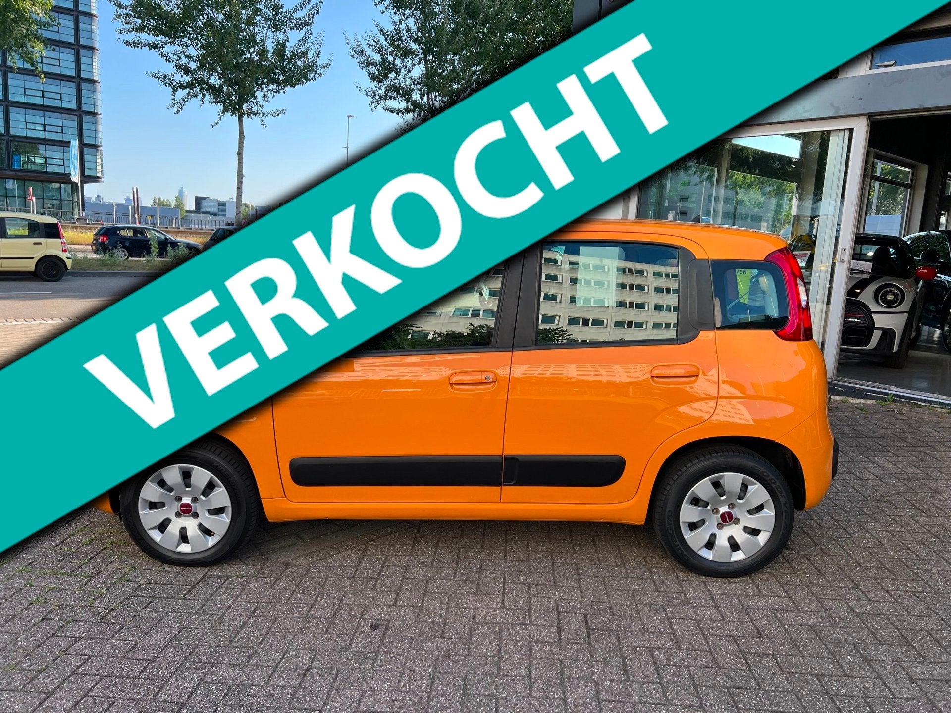 Fiat Panda 0.9 TwinAir Lounge, Voorwielaandrijving, Stof, Gebruikt, Origineel Nederlands