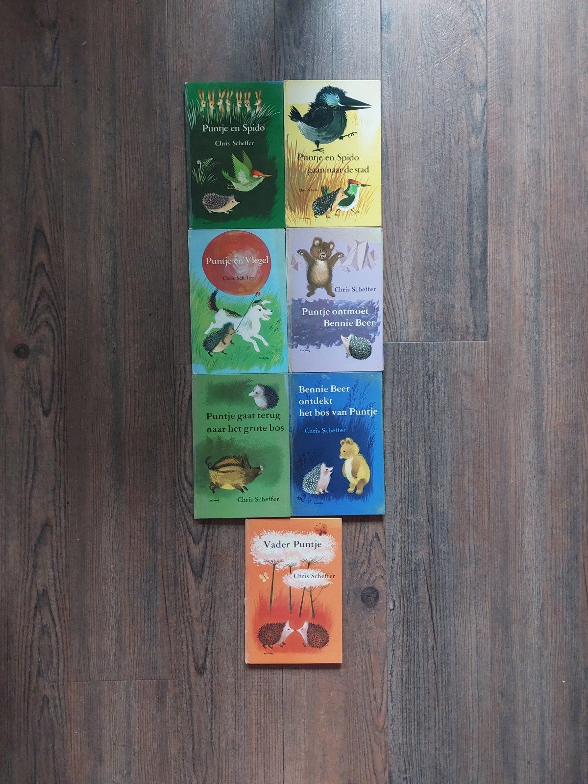 vintage kinderboeken over het egeltje Puntje, Ophalen of Verzenden