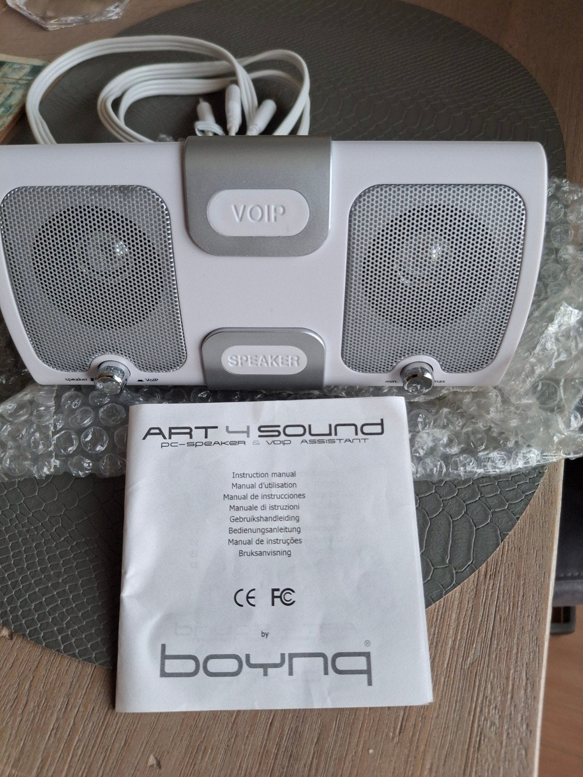 Boynq Art4Sound PC-speaker & VoIP Assistant, Computers en Software, Ophalen, Zo goed als nieuw, Audiokanaal 2, Boynq