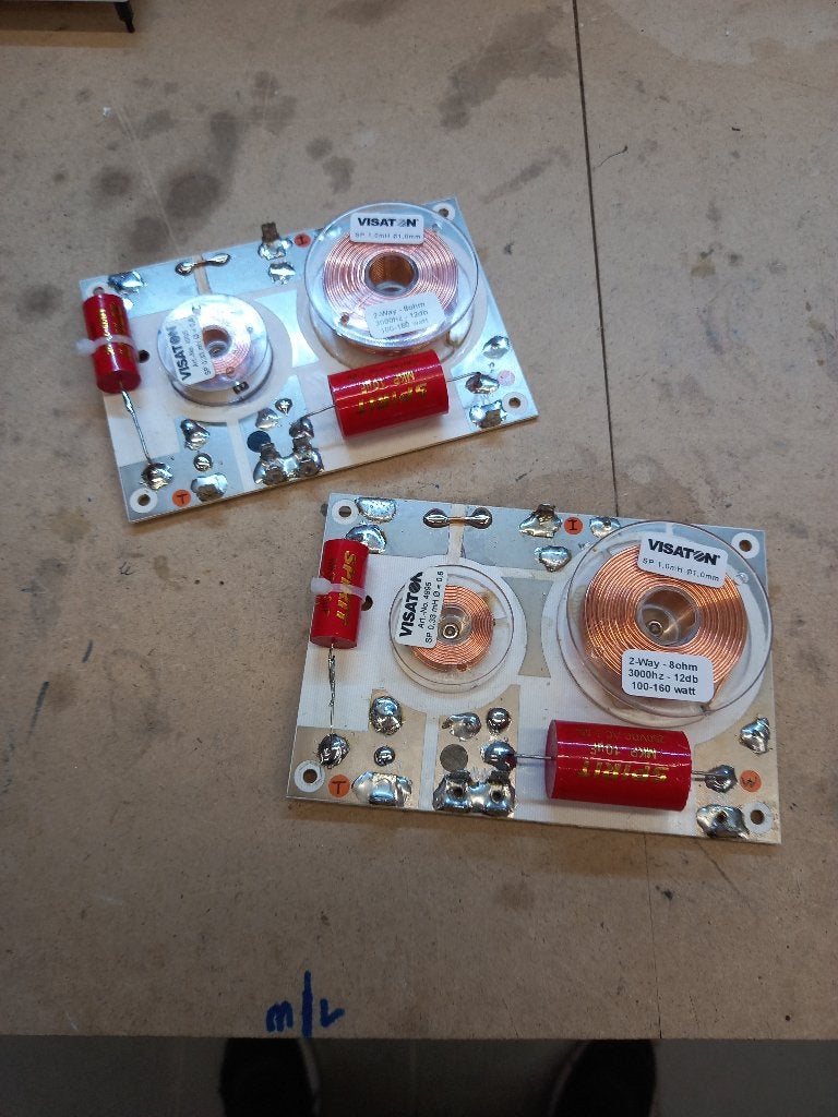 2 x Crossover 8ohm - 3000hz - 12db/oct gebruikt, Stereo speakers, Ophalen of Verzenden, 150 watt of meer, Overige merken
