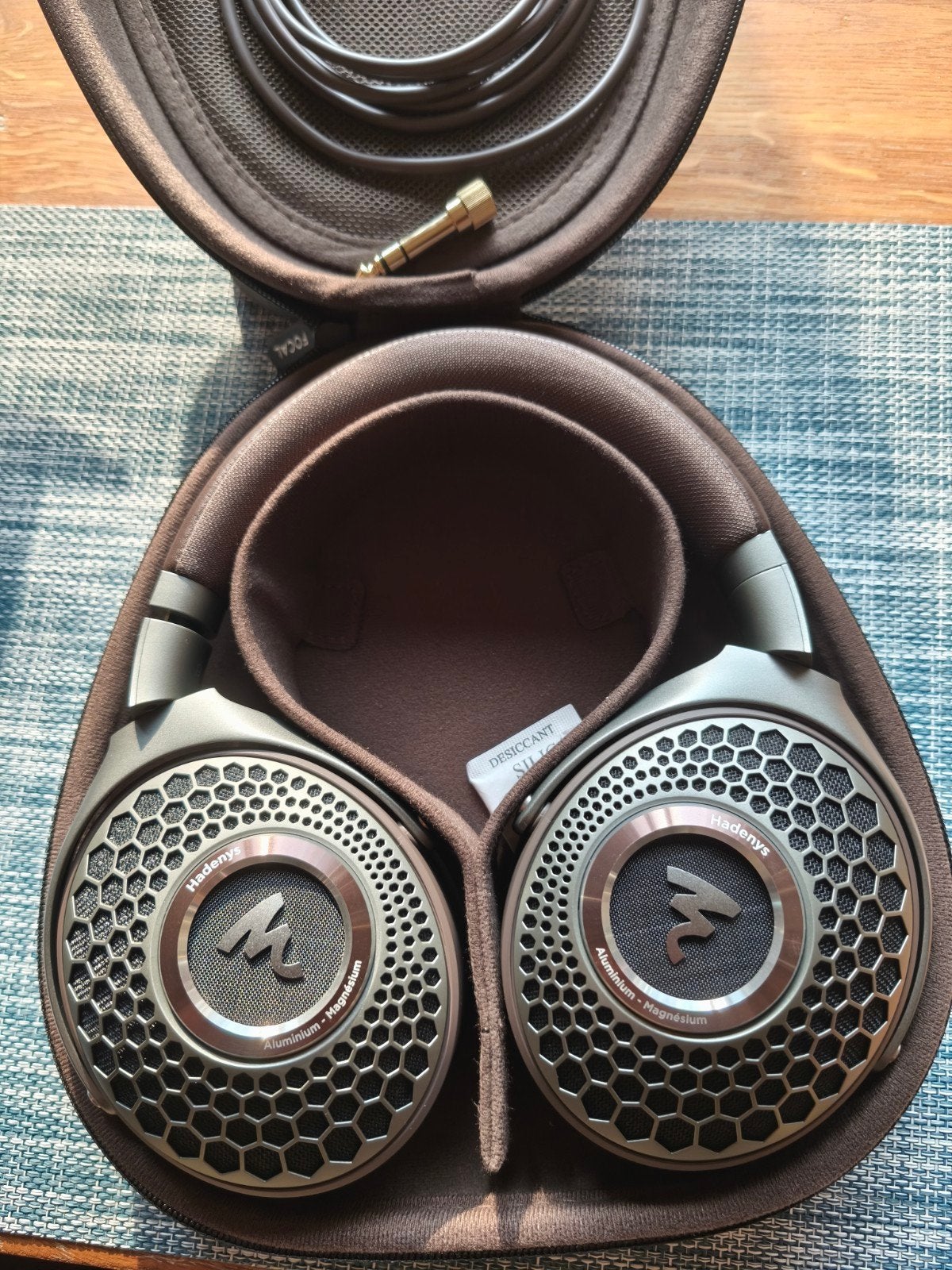 Focal Hadenys Open-back Hoofdtelefoon - Zo goed als nieuw, Overige merken, Ophalen of Verzenden, Zo goed als nieuw, Grijs