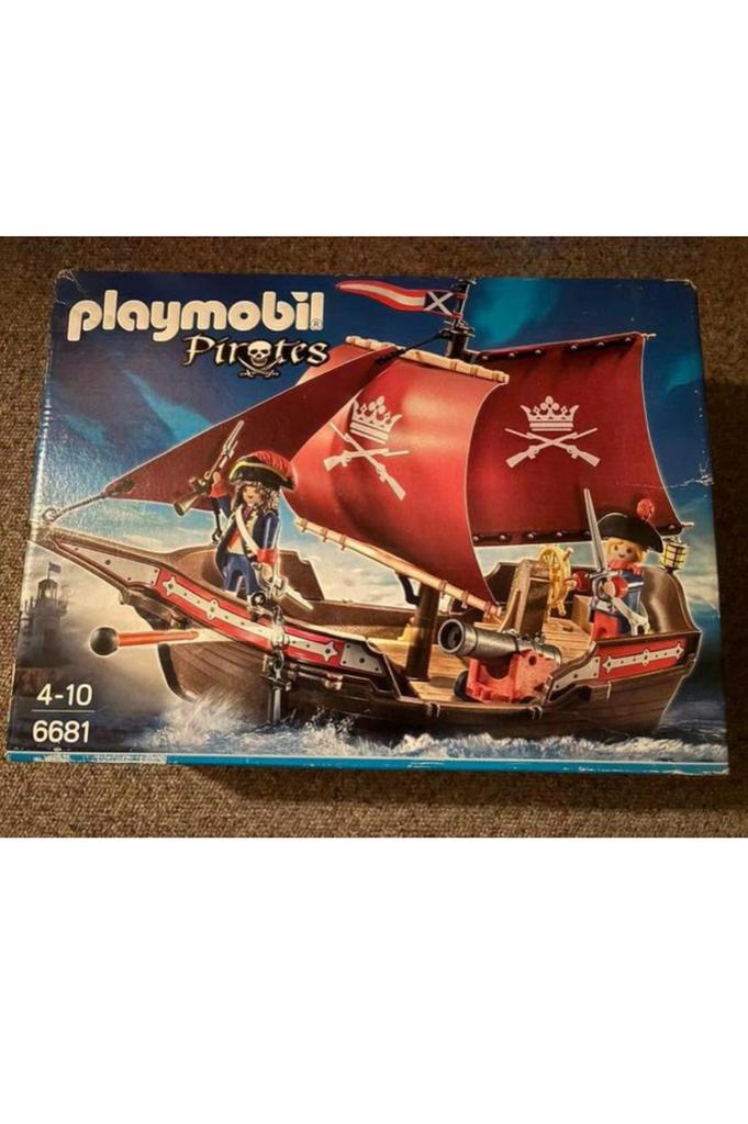 Playmobil Piratenschip 6681, Ophalen of Verzenden, Gebruikt, Jongen of Meisje