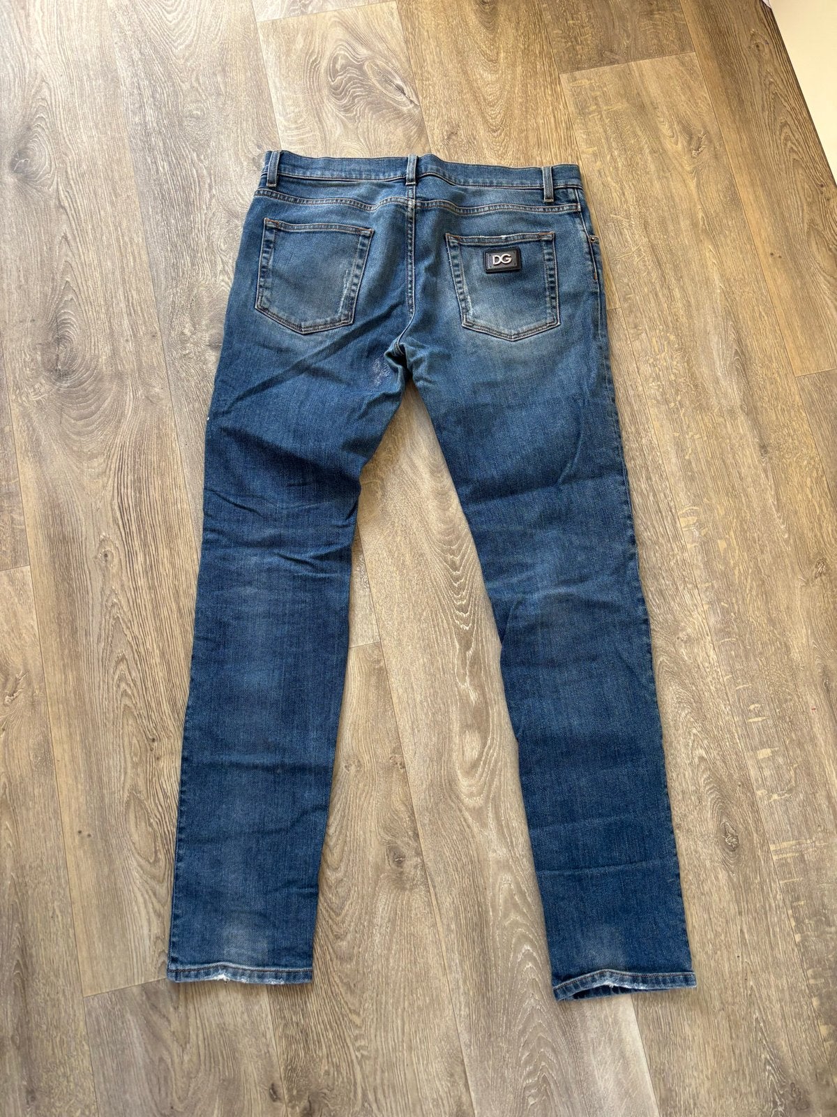 Dolce & Gabbana Skinny Jeans - Maat 50, Ophalen of Verzenden, Gedragen, Blauw, W33 - W34 (confectie 48/50)