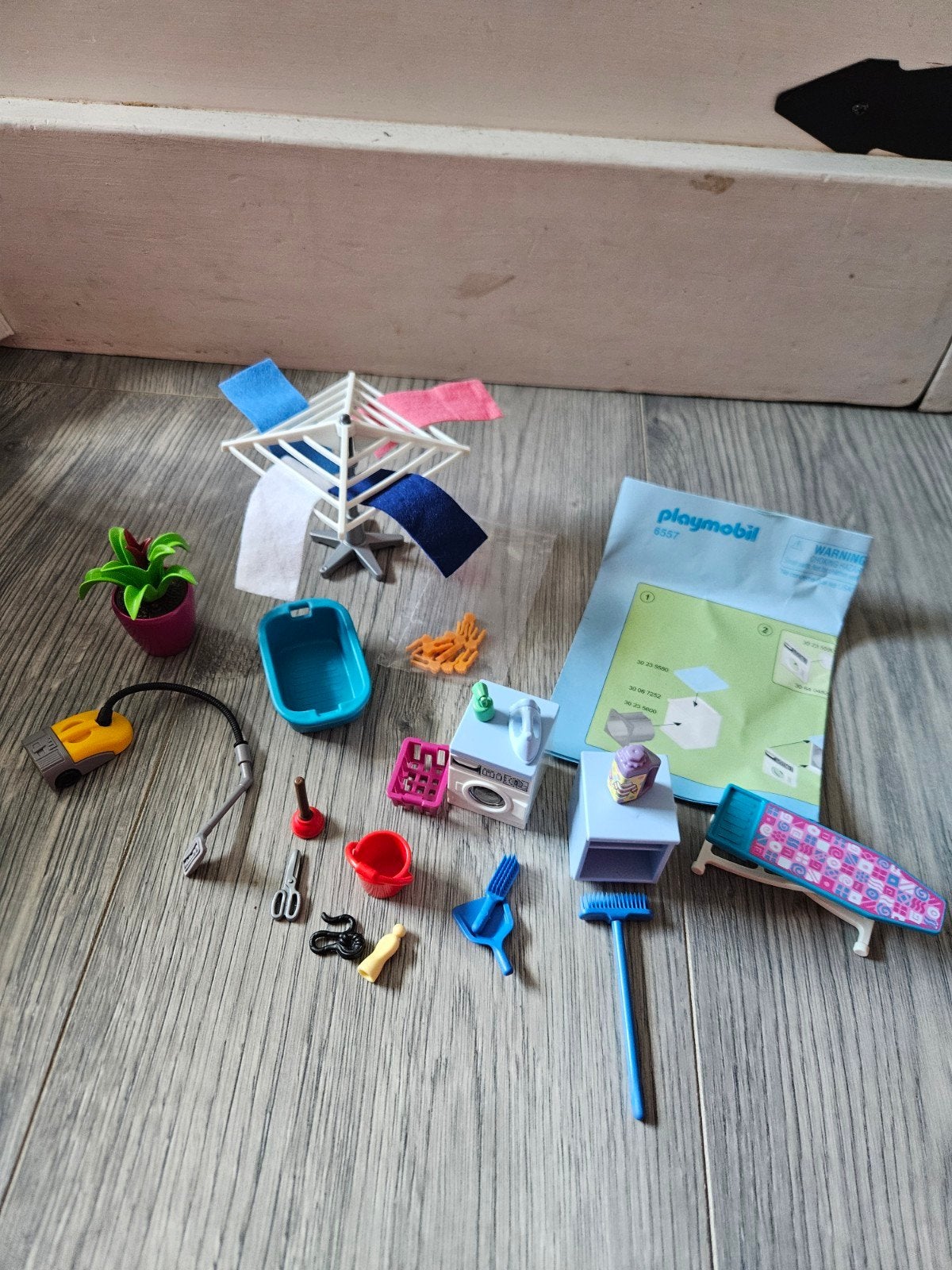 Playmobil 6557 Wasruimte en huishoudelijke set, Ophalen of Verzenden, Gebruikt, Jongen of Meisje